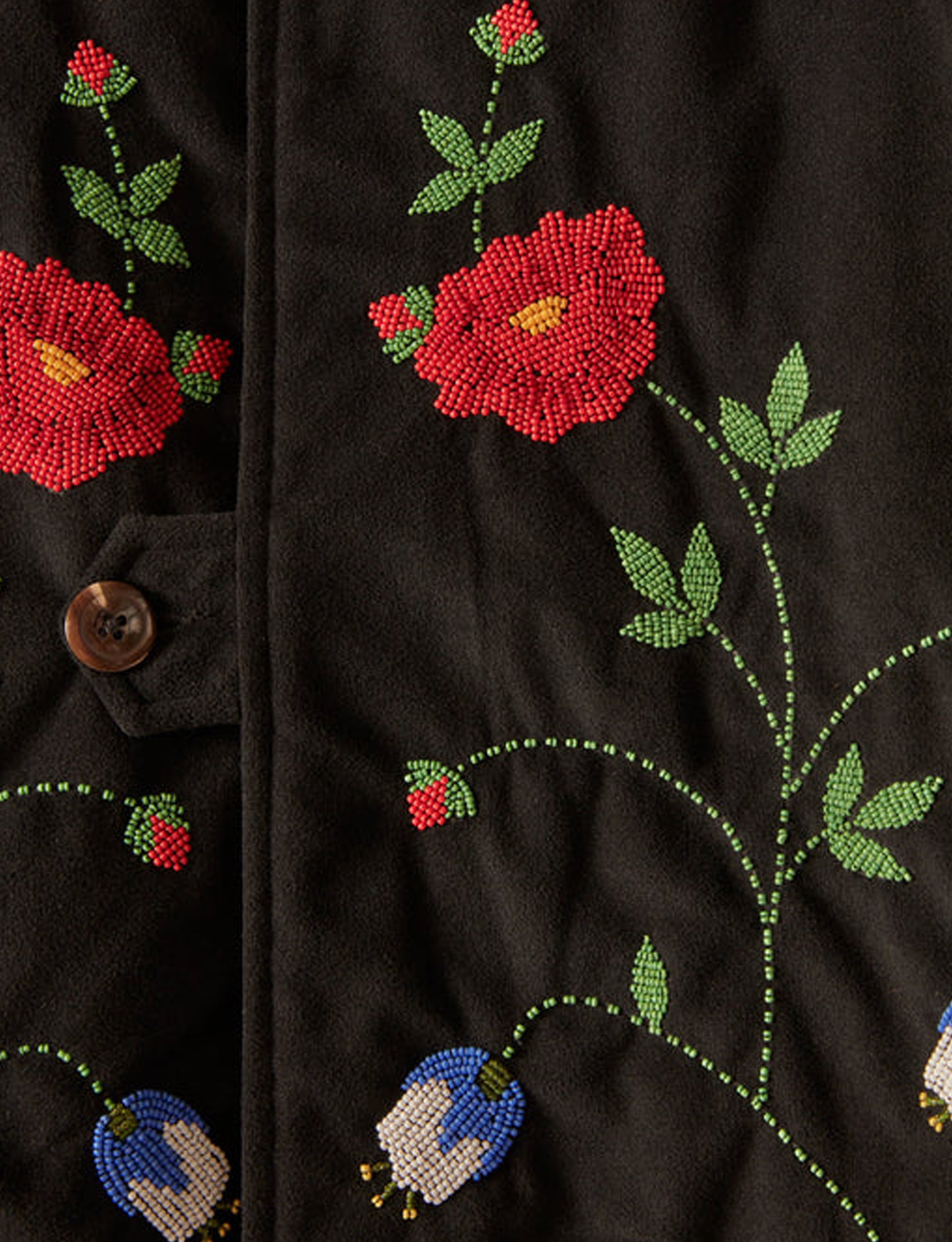 BODE Beaded Garden Vine Jacket