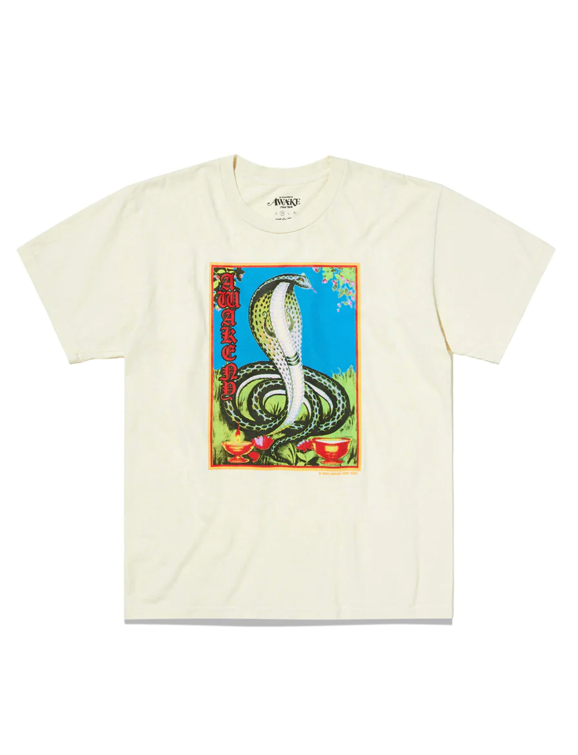 AWAKE NY COBRA TEE NATURAL
