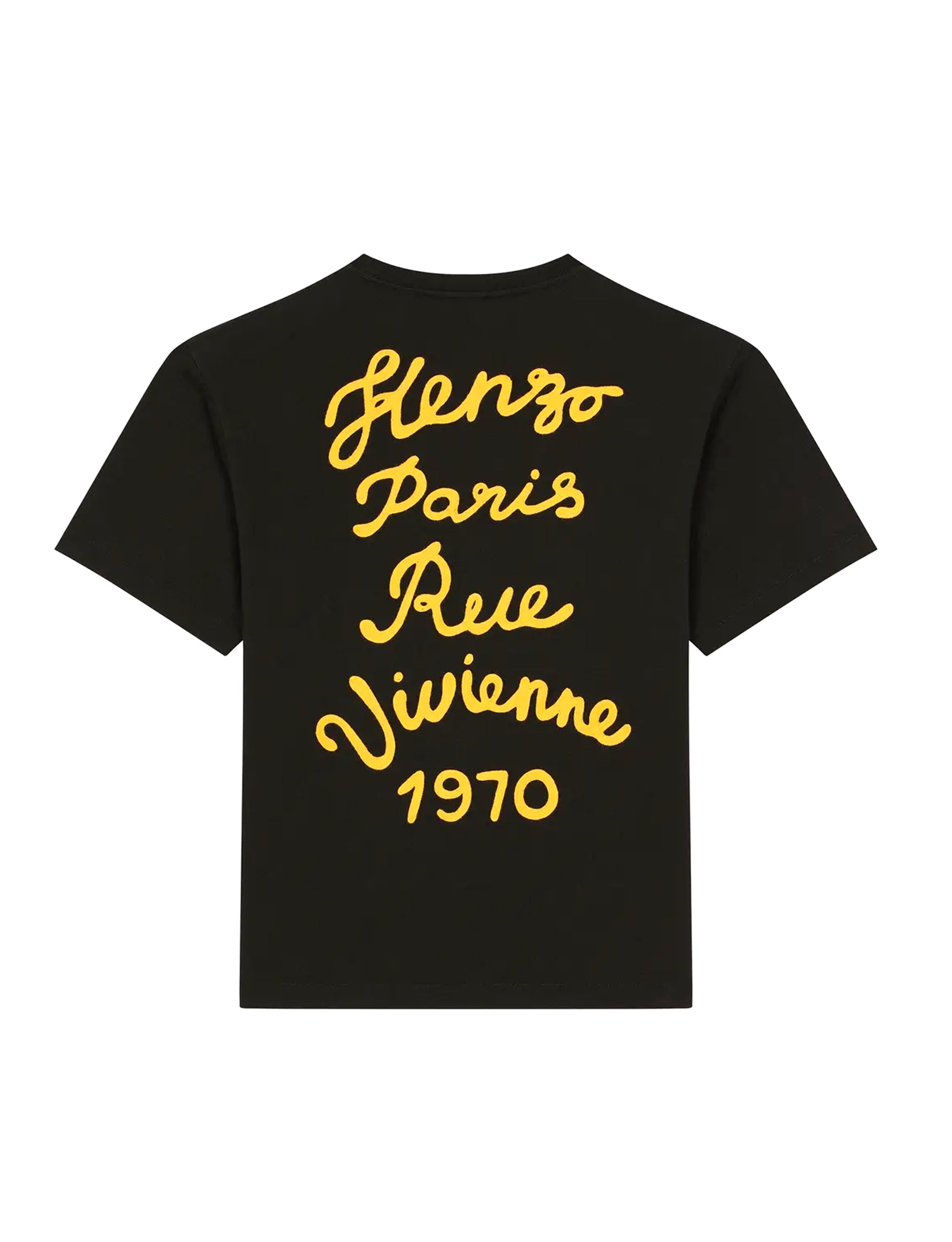 KENZO RUE VIVIENNE OVERSIZE T-SHIRT BLACK