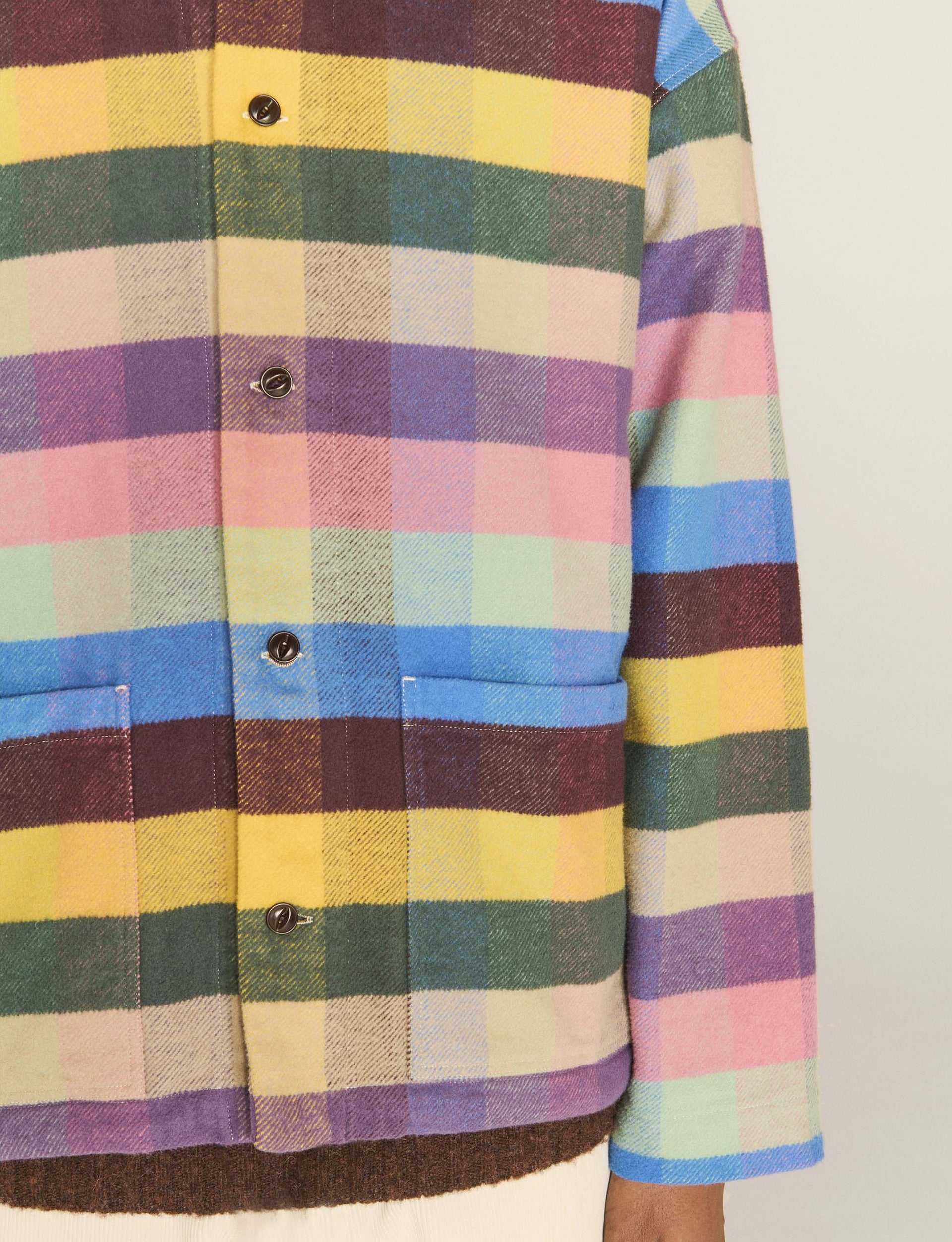 YMC PJ OVERSHIRT MULTI