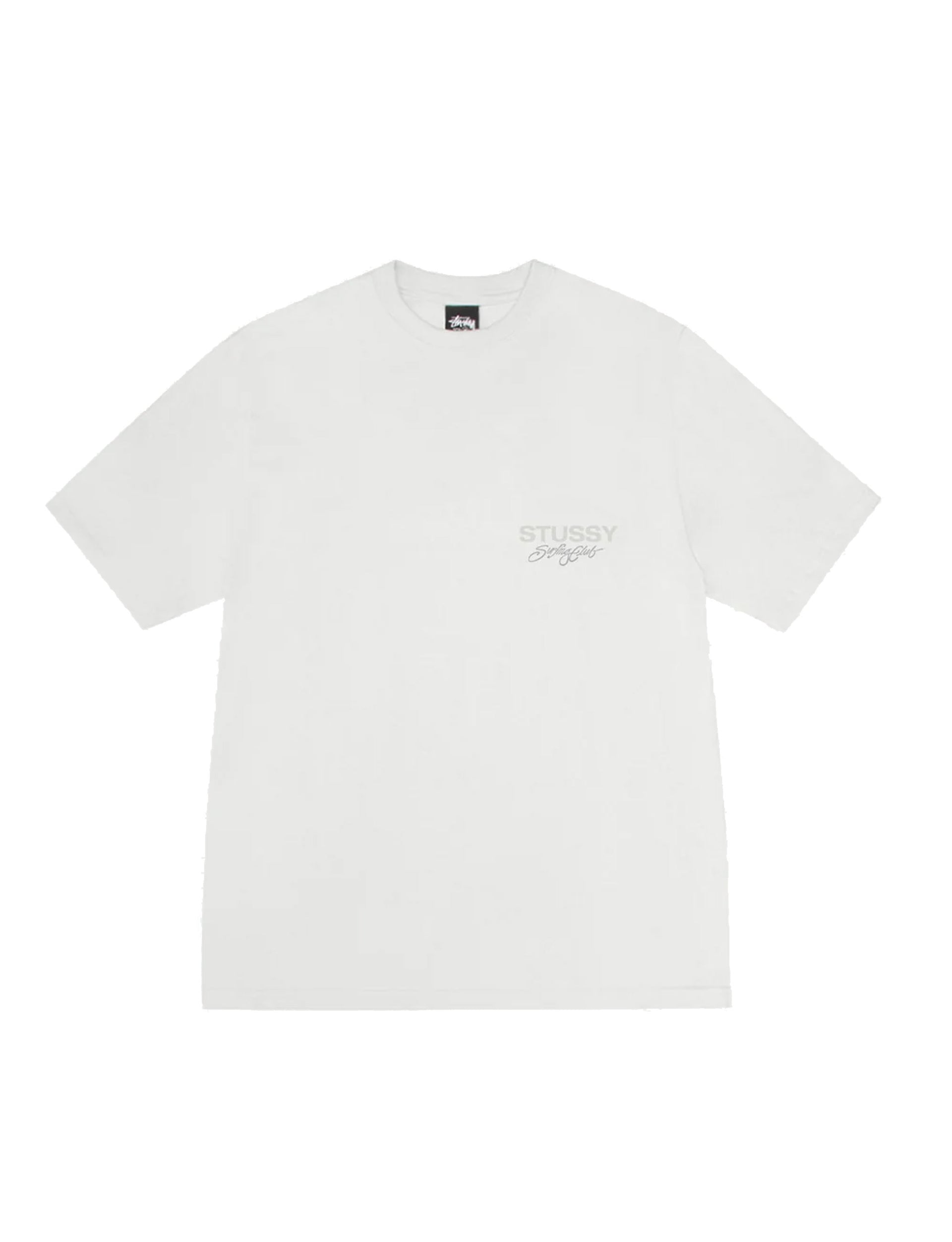 STÜSSY Surf Club Pig. Dyed Tee NATURAL