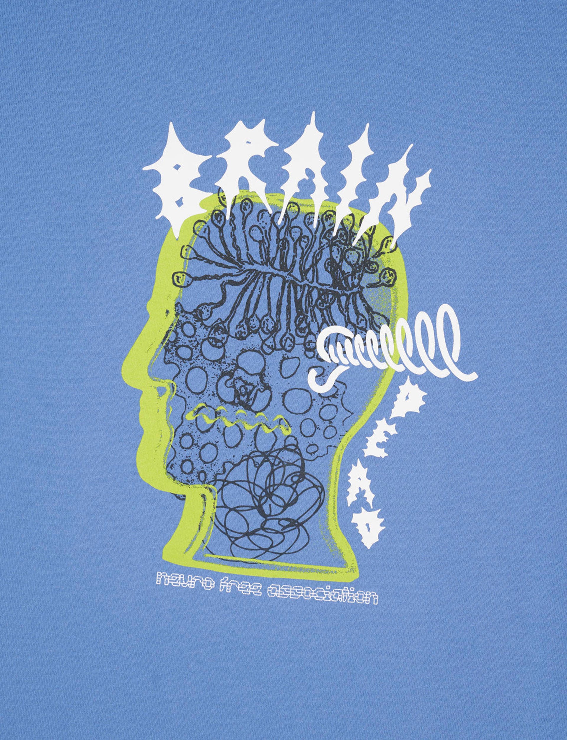 BRAIN DEAD Ringing Ear T-shirt - Blue