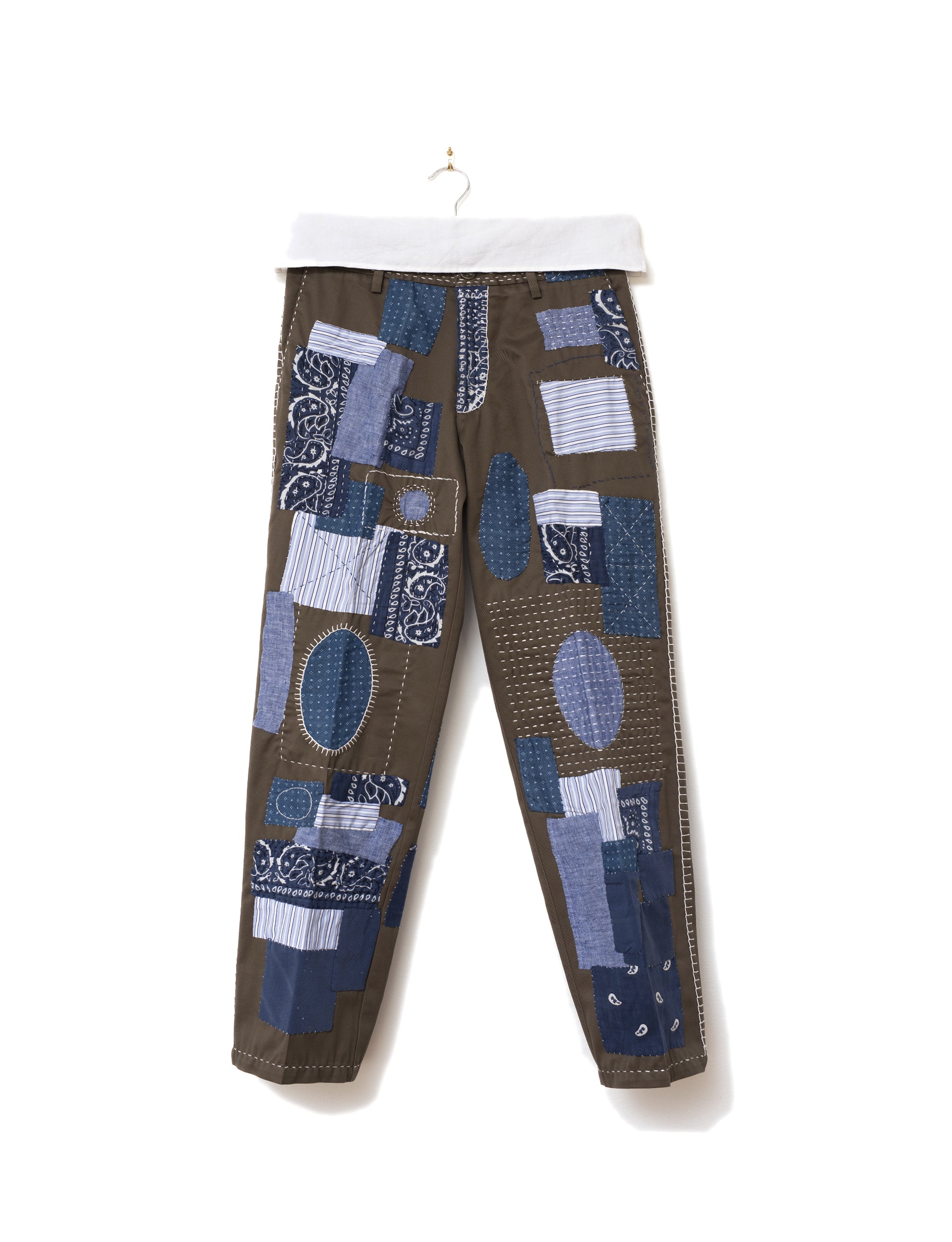 STUDIO PURAS KHAKIS PATCHWORK PANTS