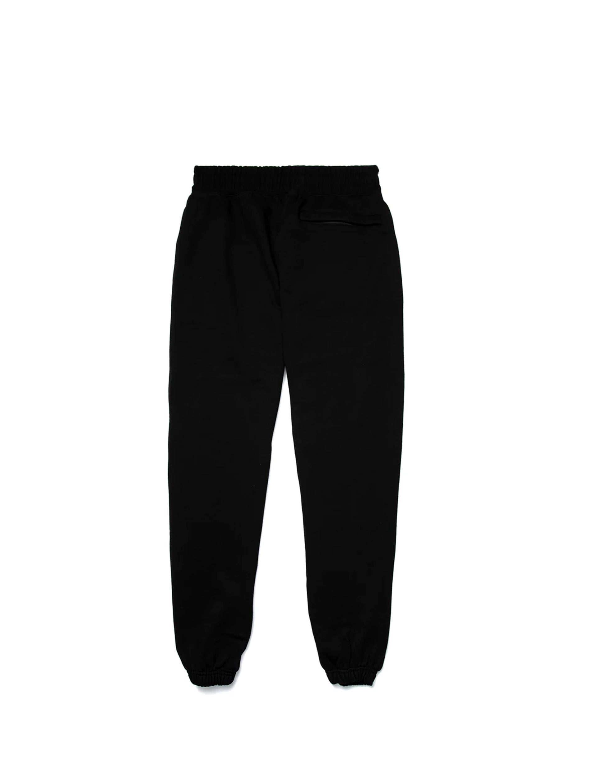 AWAKE NY EMBROIDERED COLLEGE LOGO SWEATPANTS (BLACK)