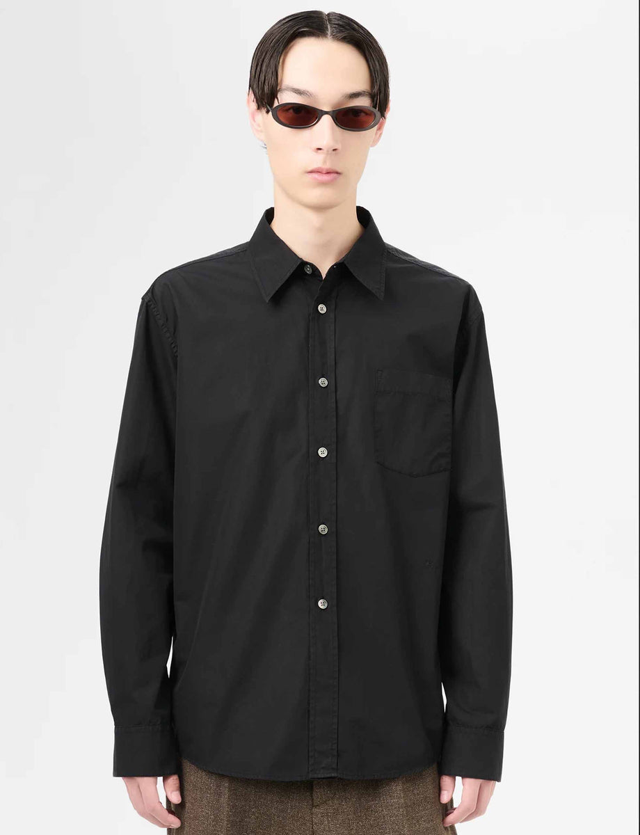 OUR LEGACY BEYOND BD SHIRT Black All Day Poplin - minishopmadrid