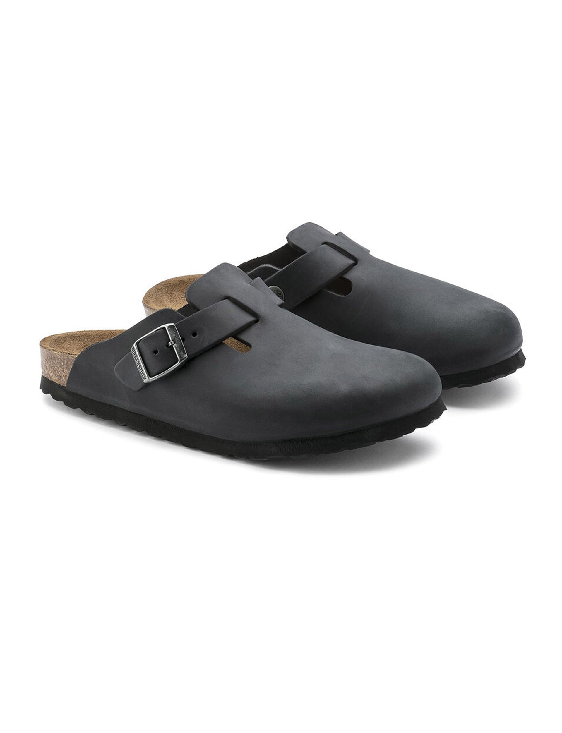 BIRKENSTOCK Boston Oiled Leather Black