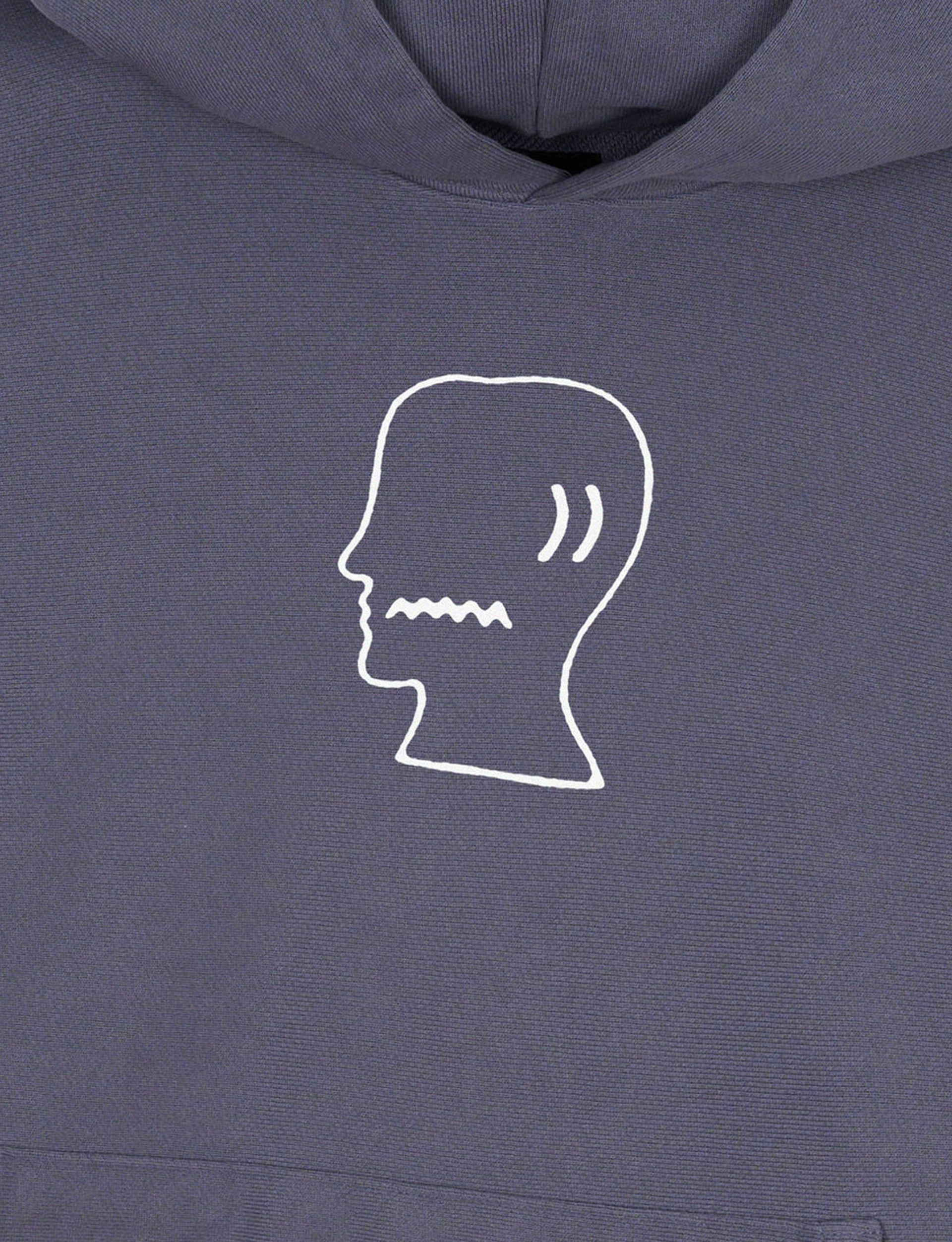 Brain Dead Logohead Hoodie - Slate