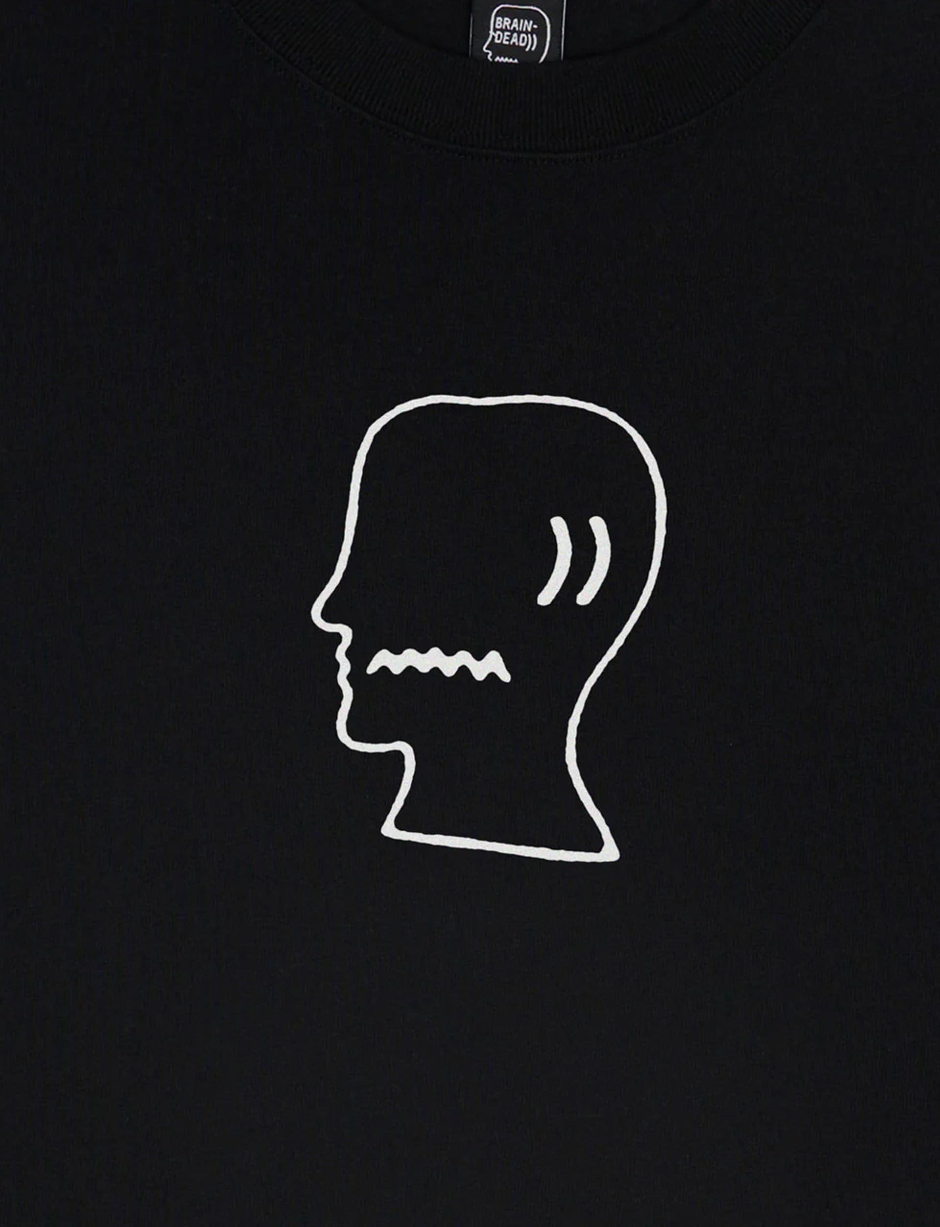 Brain Dead Logohead T-shirt - Black