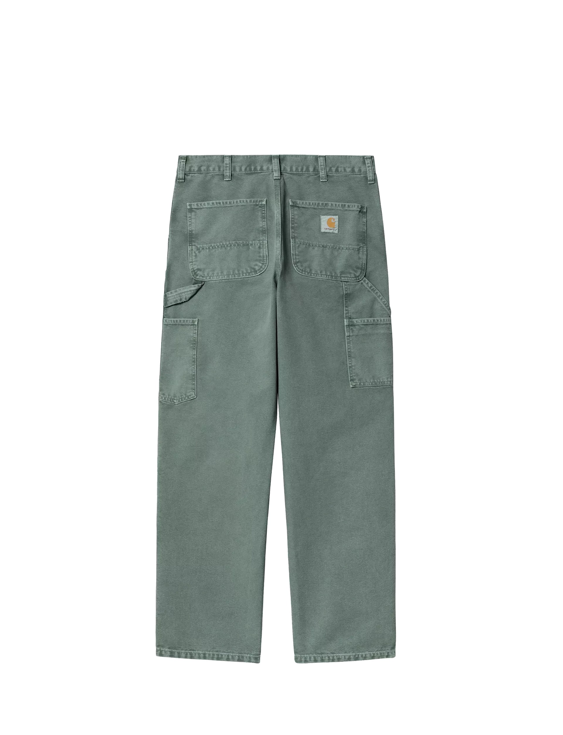 CARHARTT WIP Double Knee Pant Cotton Dearborn Canvas Silver Pine