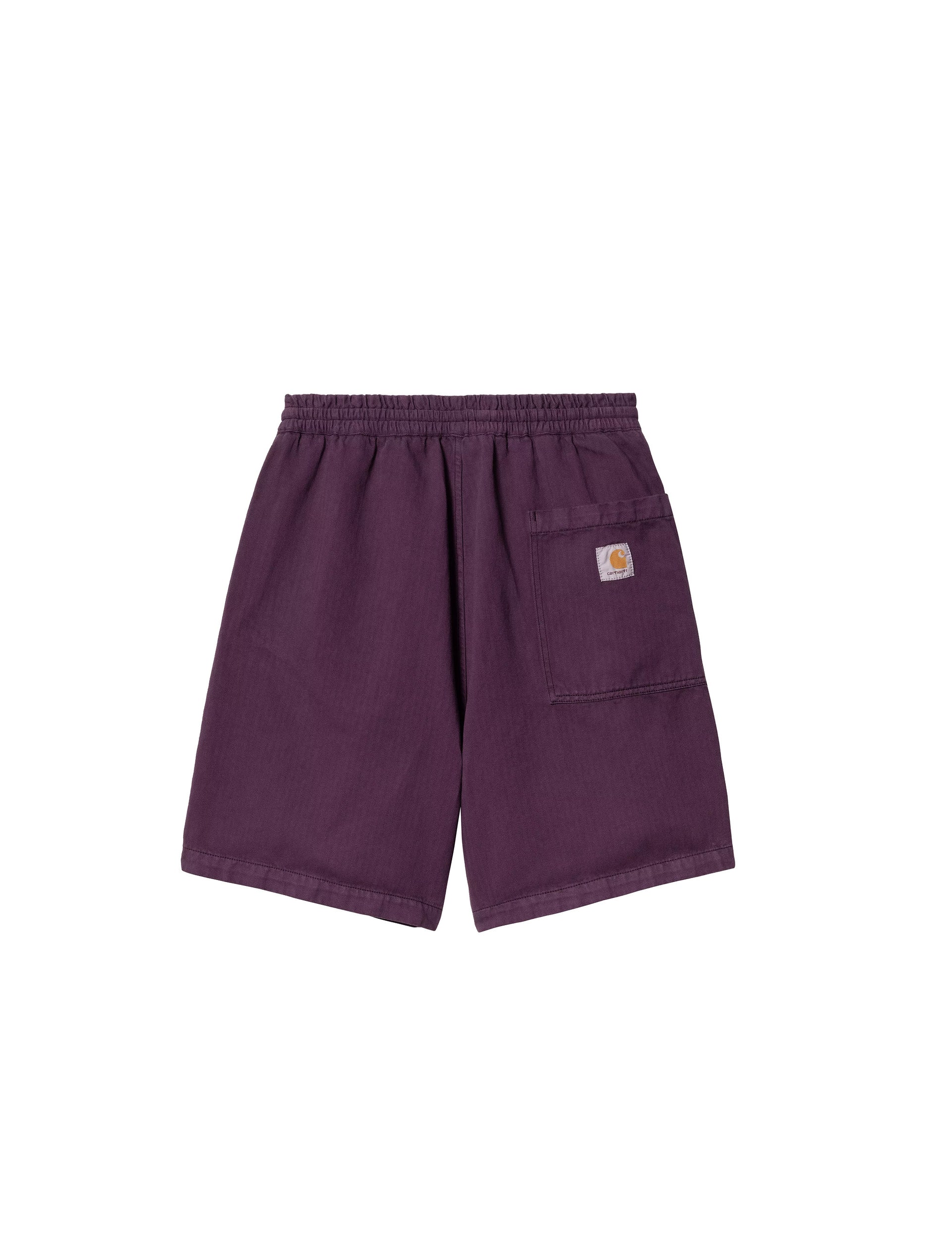 CARHARTT WIP Rainer Short 'Shawnee' Herringbone Huckleberry garment dyed