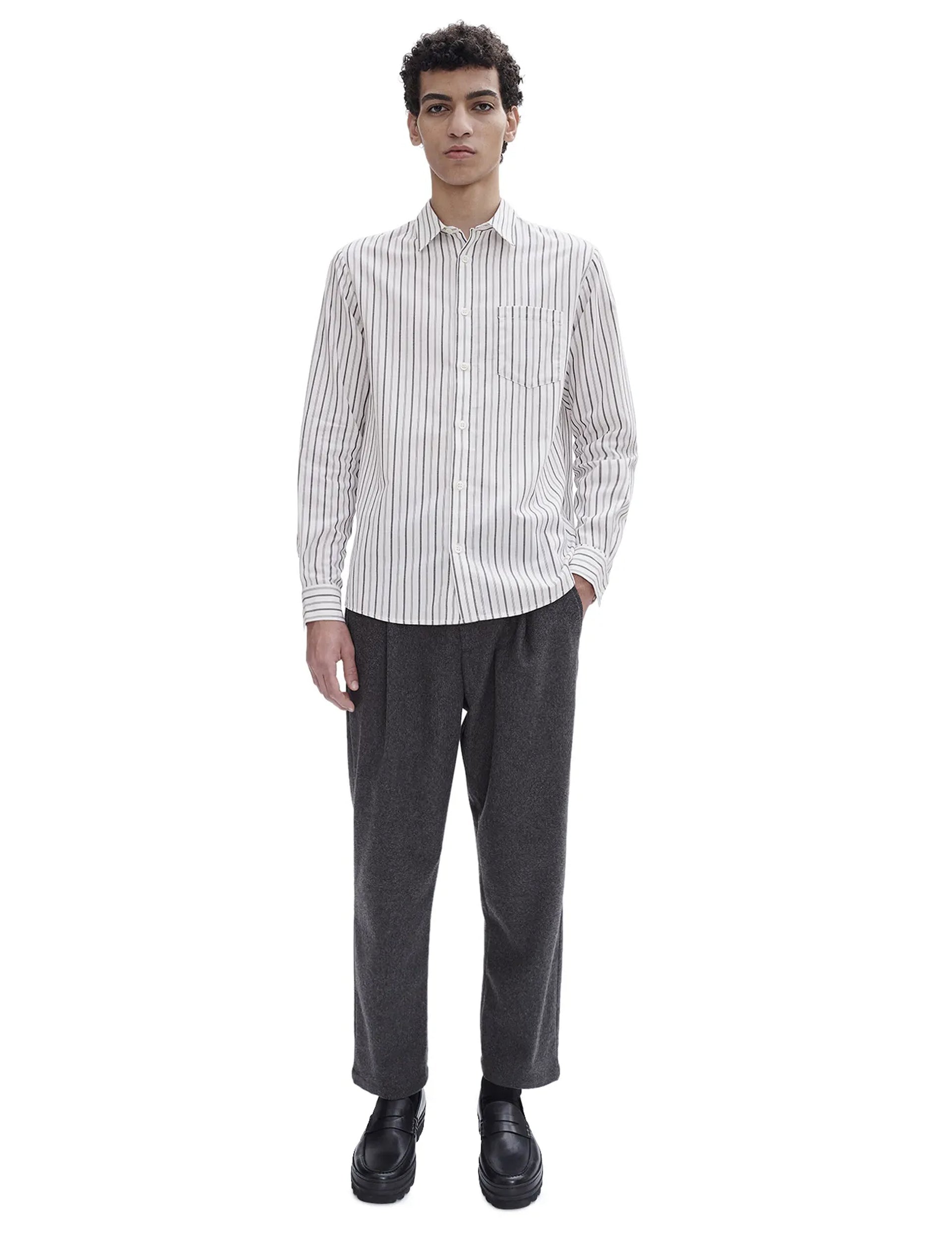 A.P.C. CHEMISE CLEMENT WHITE