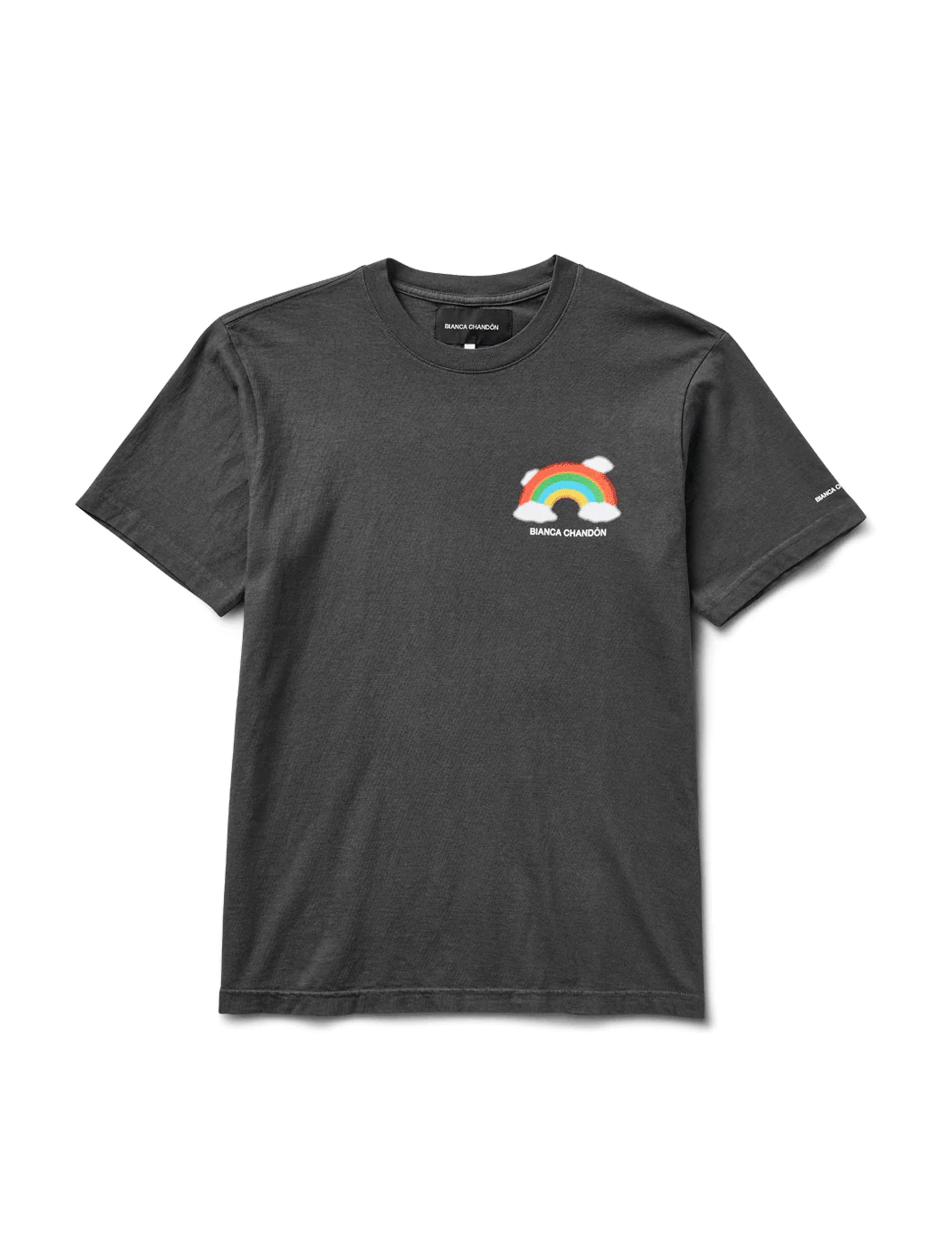 BIANCA CHANDÔN CLOUDY RAINBOW T-SHIRT - VINTAGE BLACK