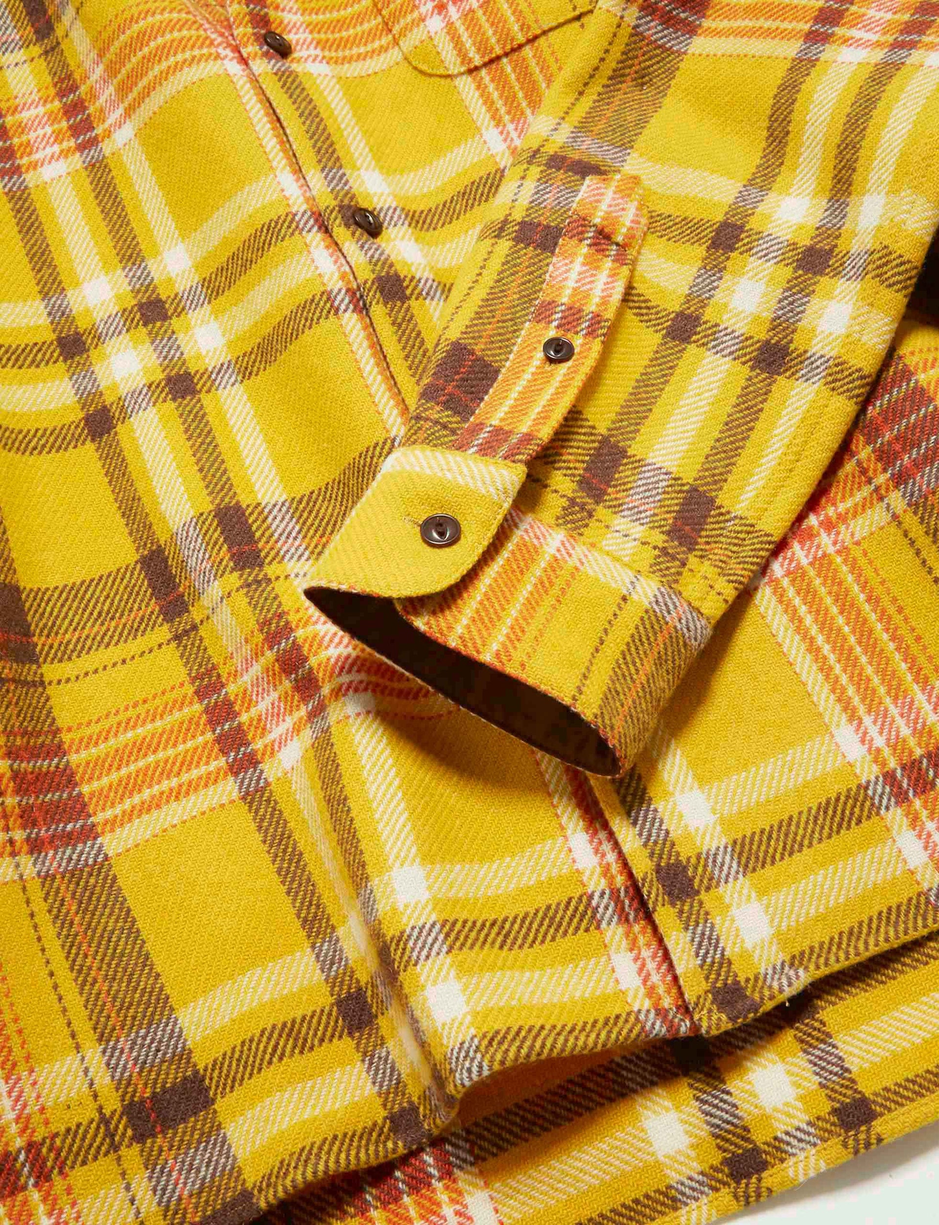 YMC DEAN SHIRT YELLOW MULTI