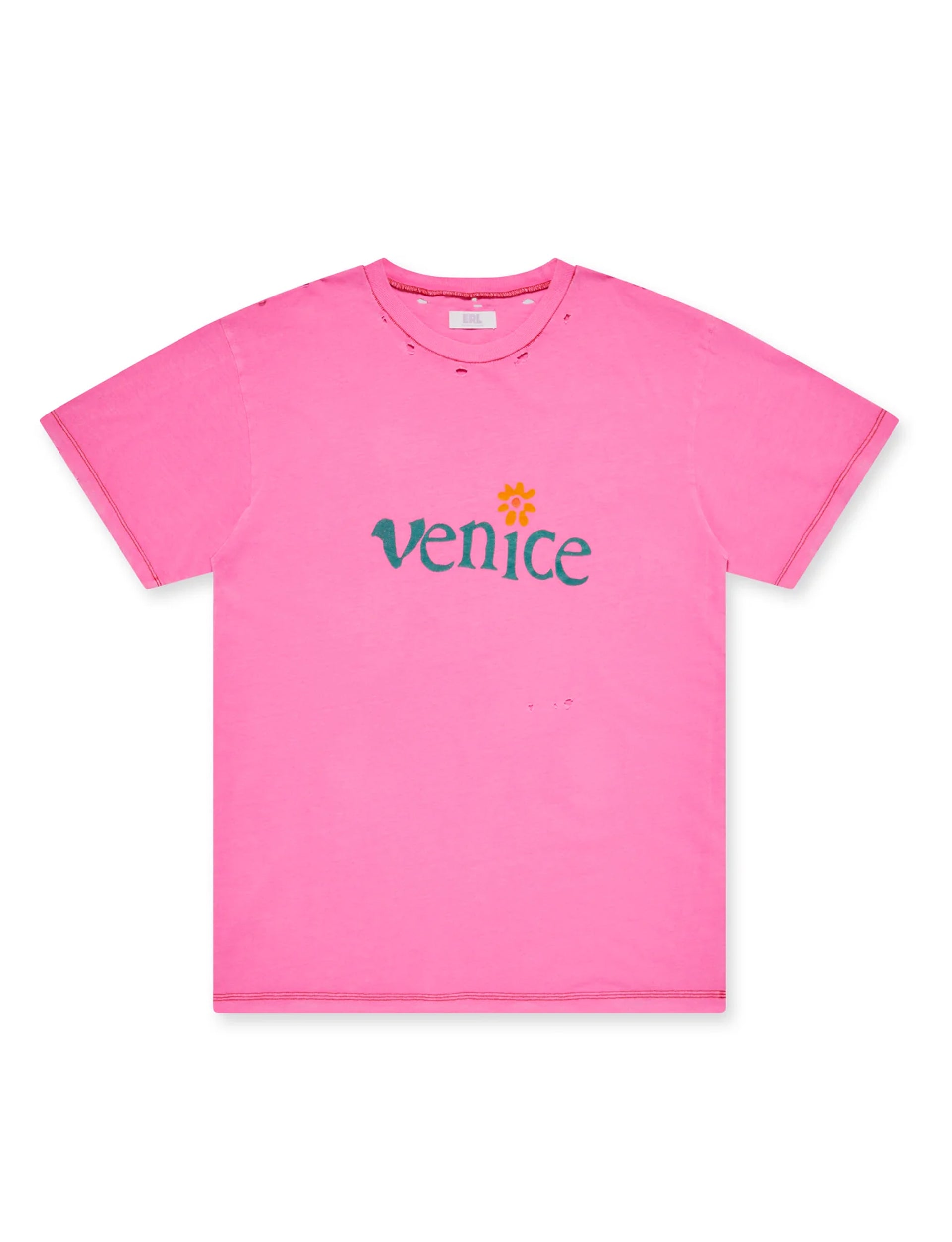 ERL UNISEX VENICE TSHIRT KNIT PINK