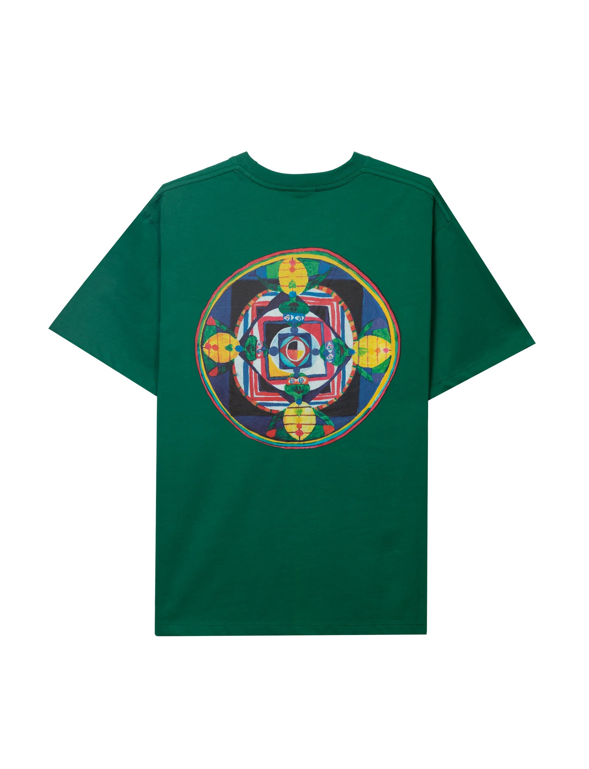 TURTLE ISLAND MEDITATION EQUIPMENT FUTURE TIME ZONE SS TEE GREEN