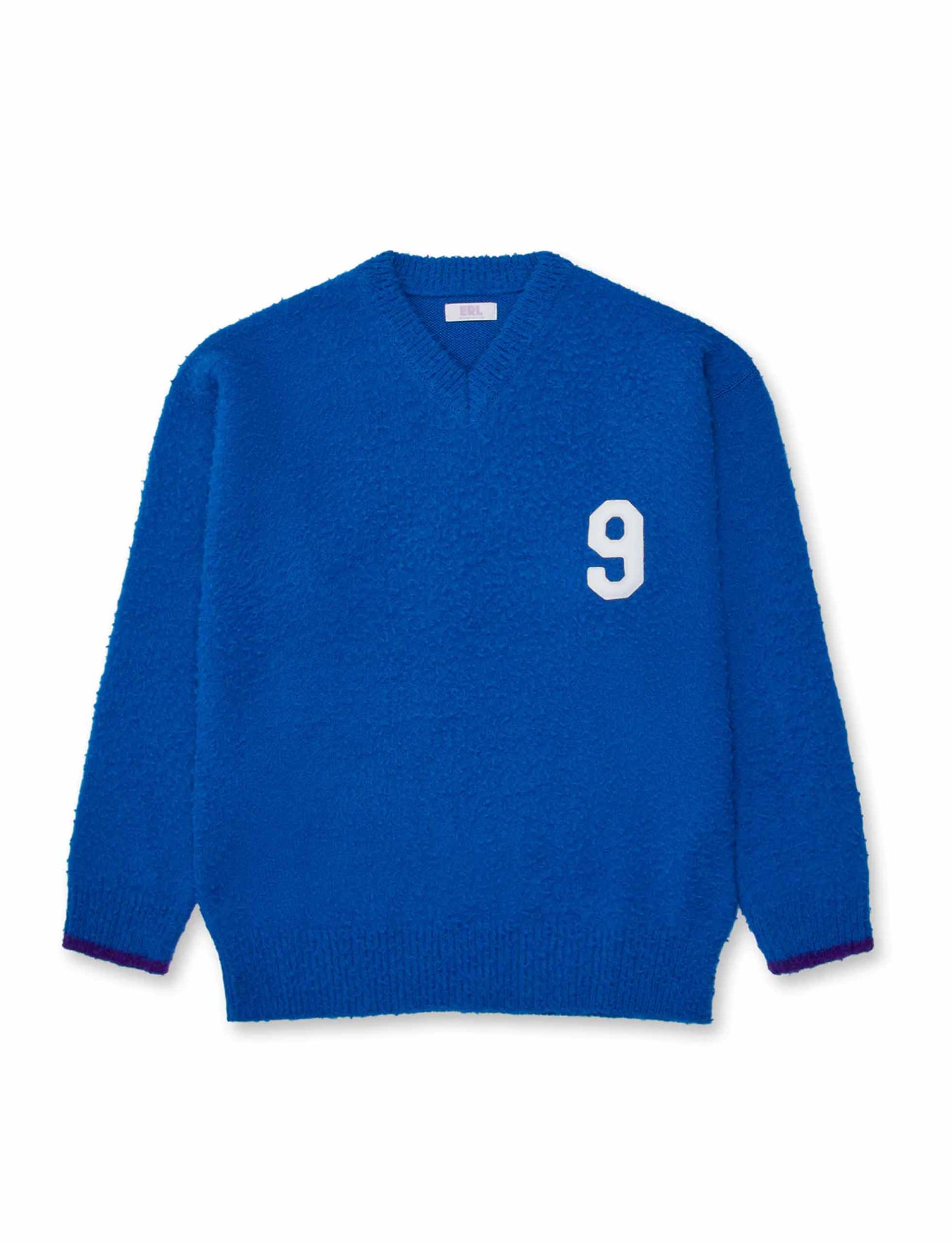 ERL UNISEX FOOTBALL VNECK SWEATER KNIT