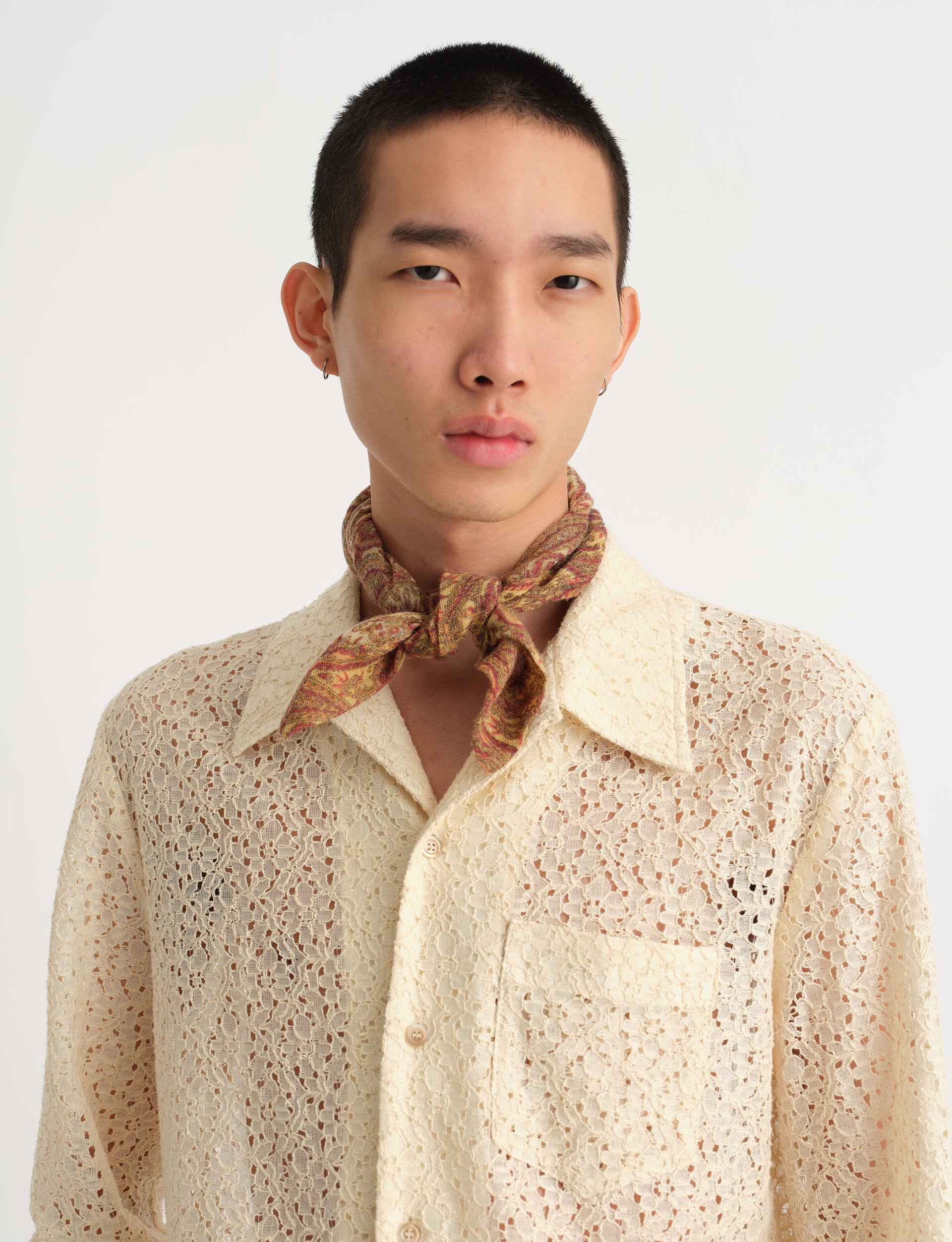 SÉFR JAGOU SHIRT FOUR PETAL WHITE