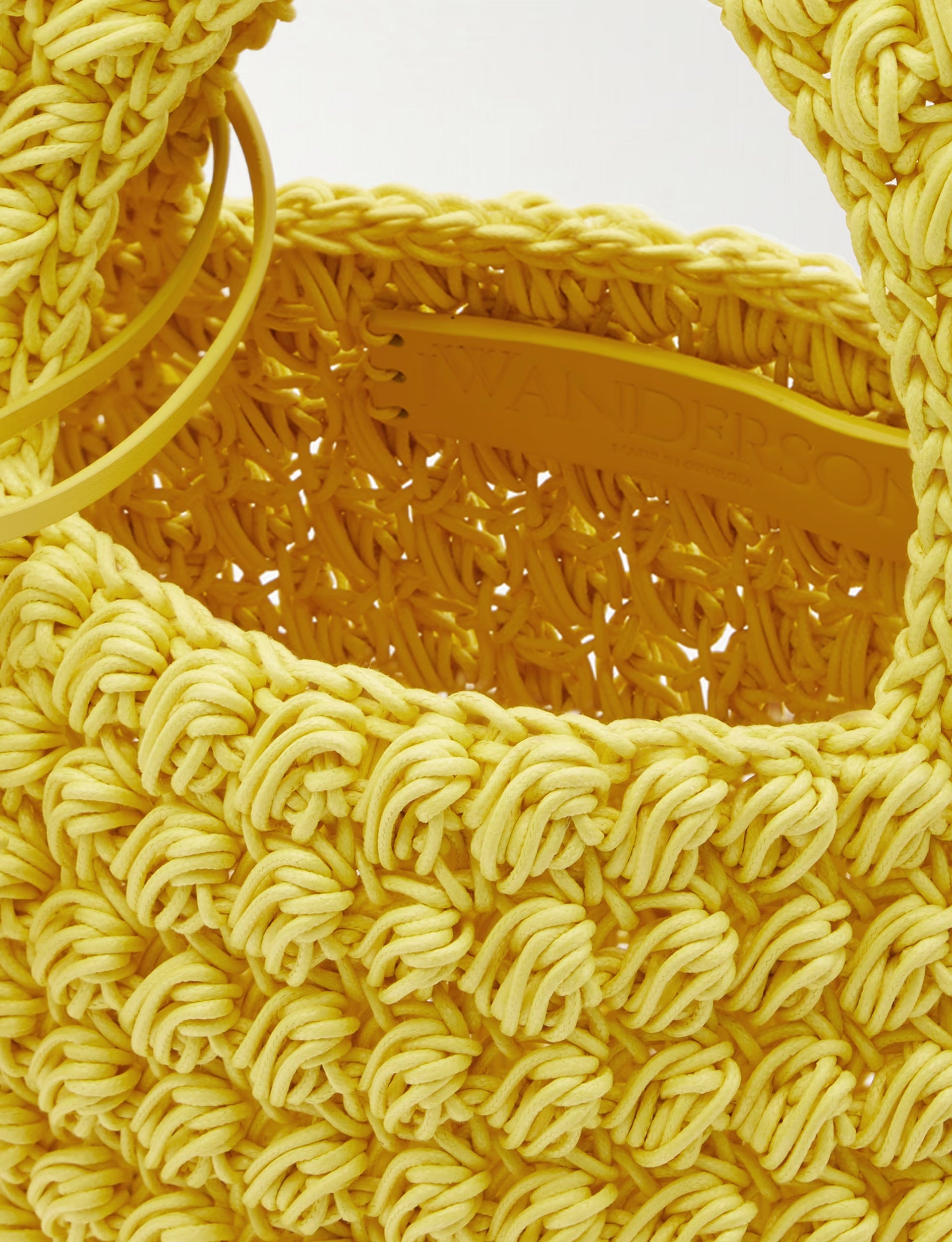 JW ANDERSON POPCORN BASKET YELLOW