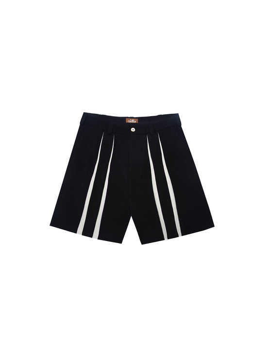 LATE CHECKOUT Black Origami Shorts