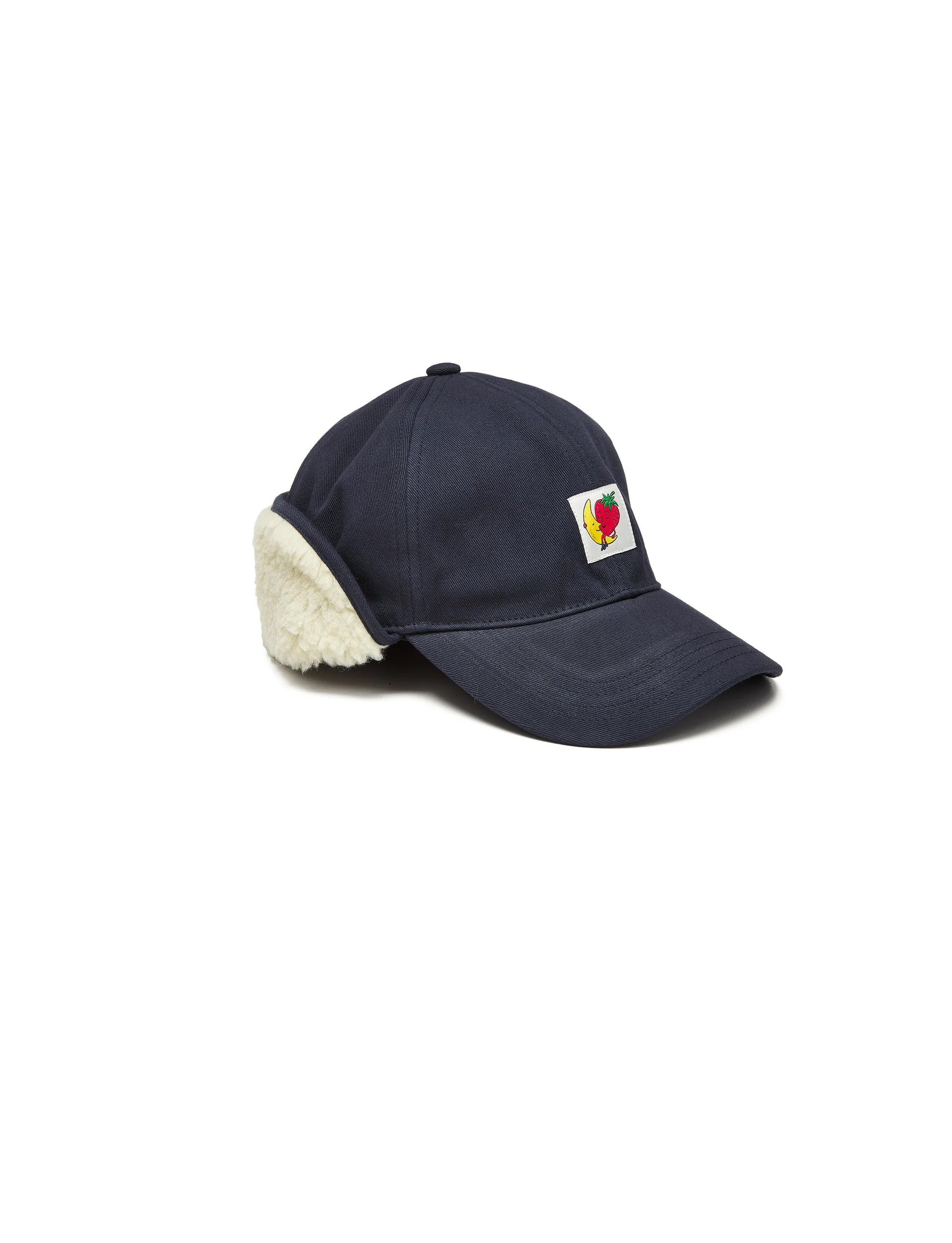 SKY HIGH FARM LOGO LABEL CAP WOVEN NAVY