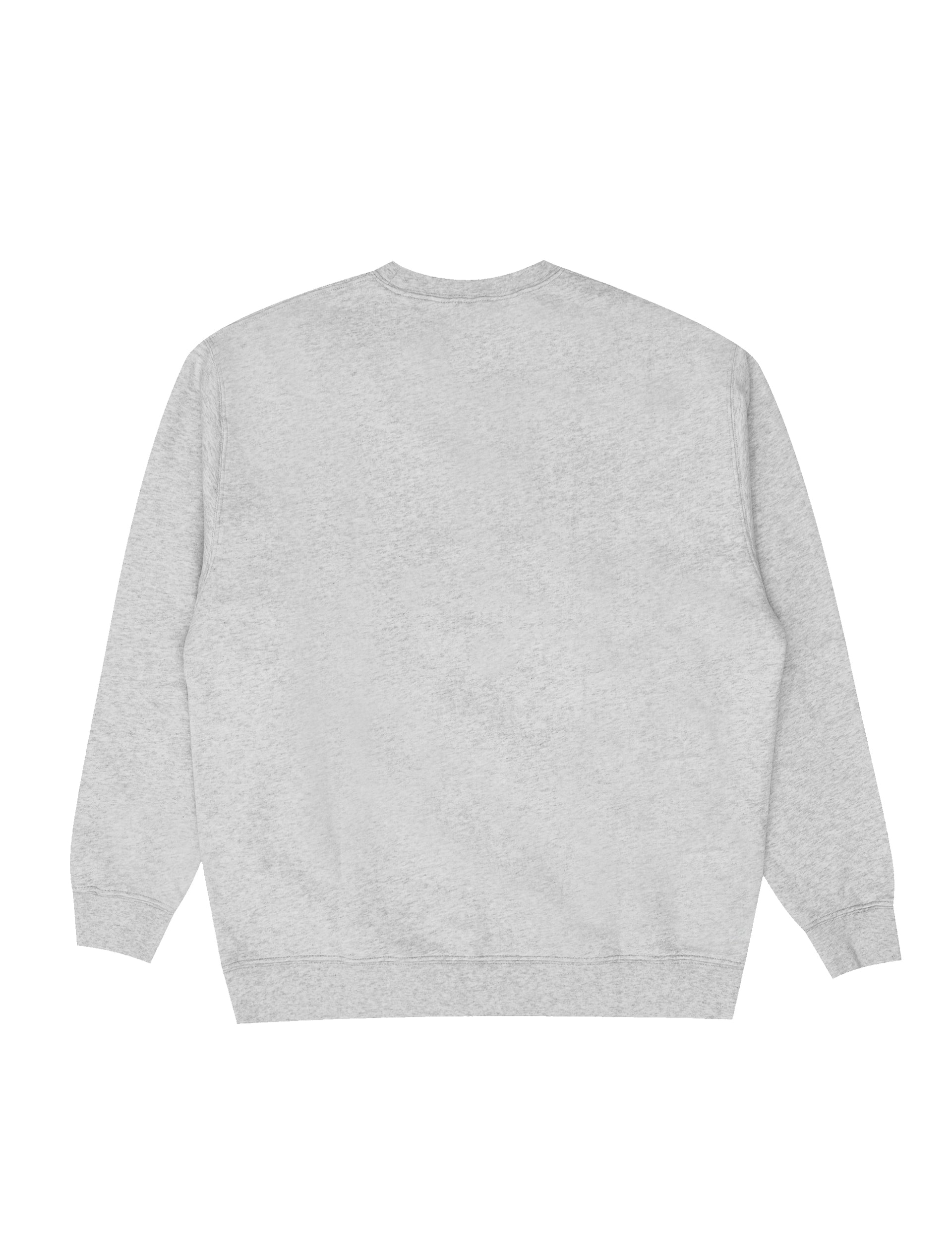 RECEPTION CLOTHING CLUB SWEAT FLOWERS COTTON FLEECE GREY