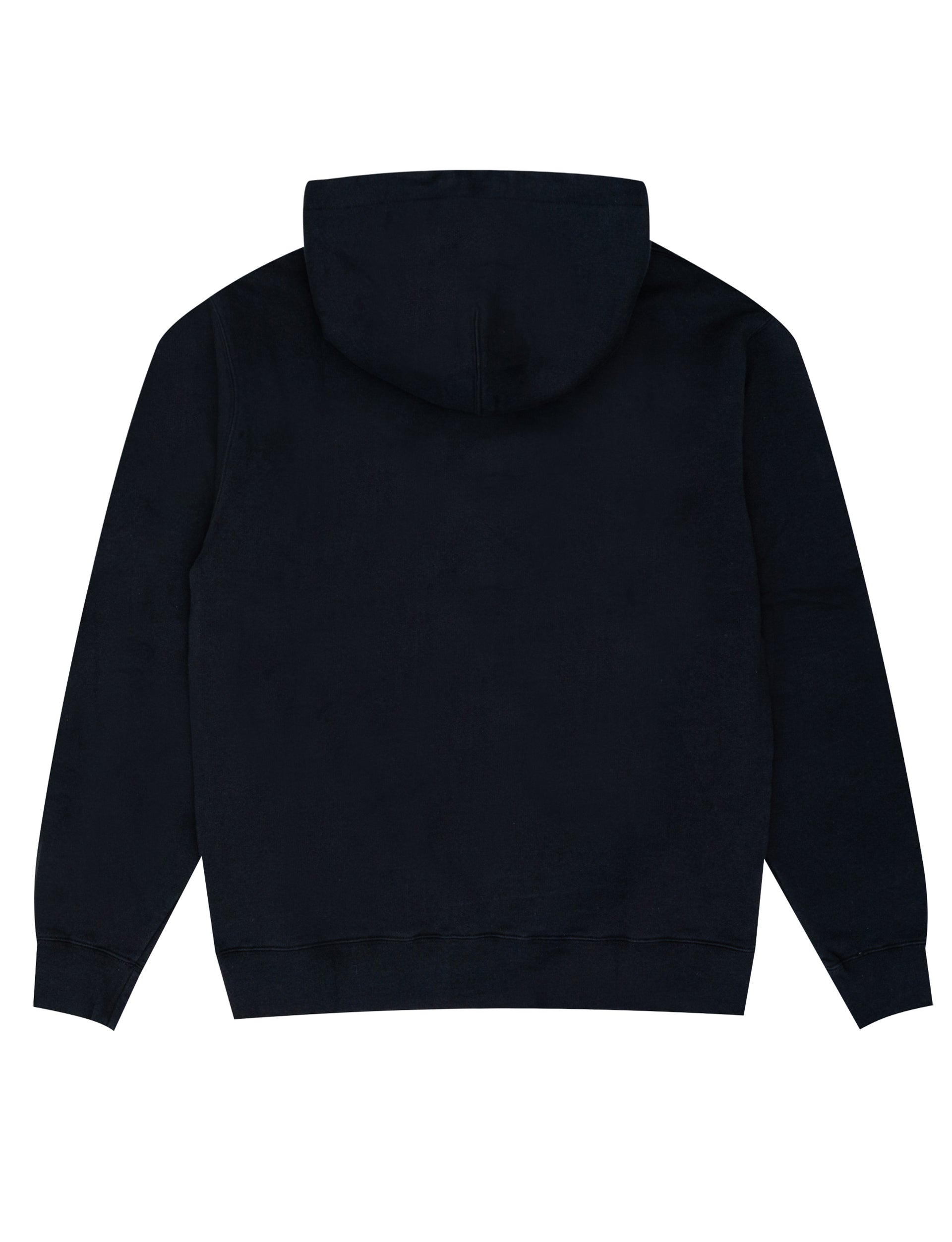 RECEPTION CLOTHING HOODED SWEAT FLOWERS COTTON FLEECE NAVY