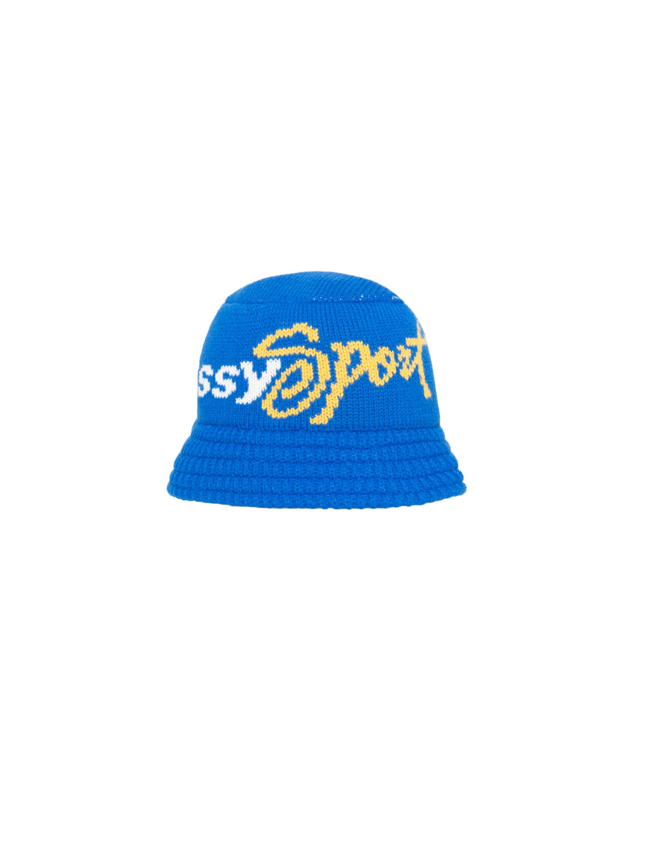 STÜSSY Bucket Stussy Sport Knit BLUE - minishopmadrid