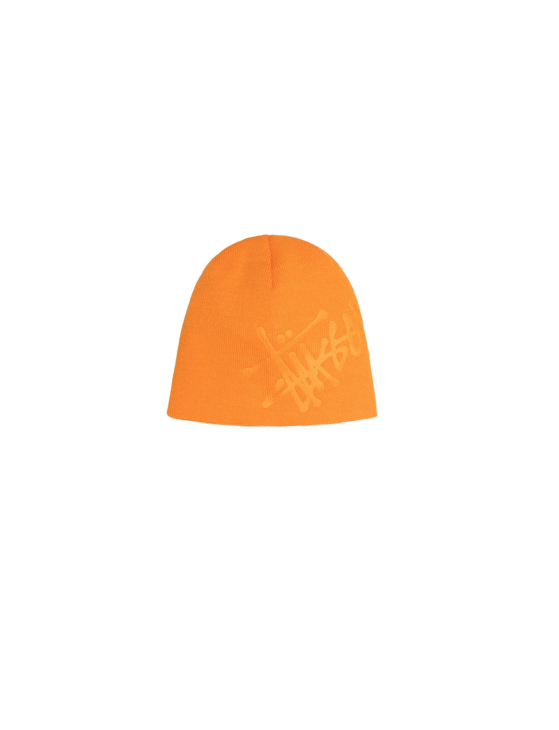 STÜSSY EMBOSSED SMOOTH STOCK SKULLCAP ORANGE
