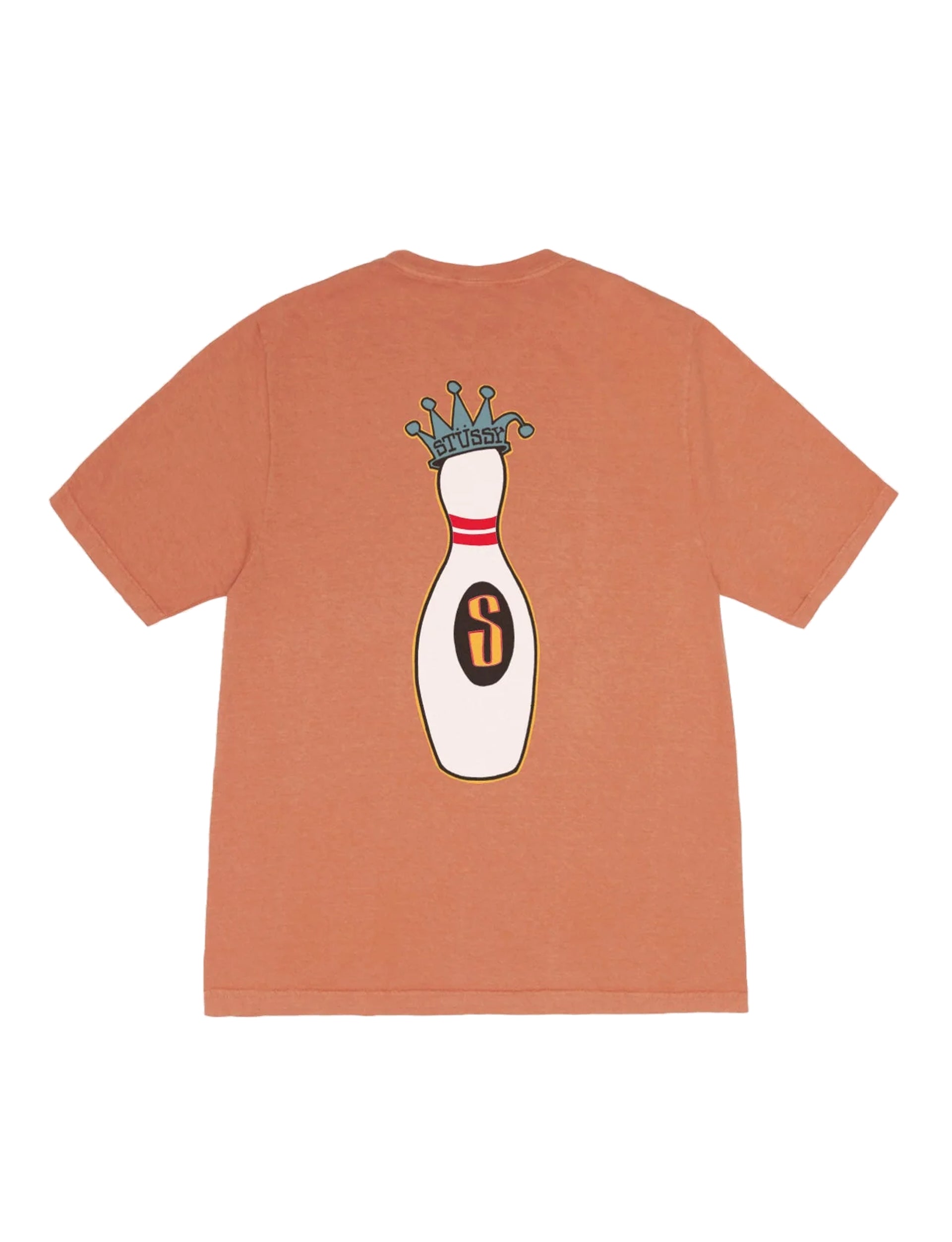 STÜSSY KINGPIN TEE PIGMENT DYED RUST