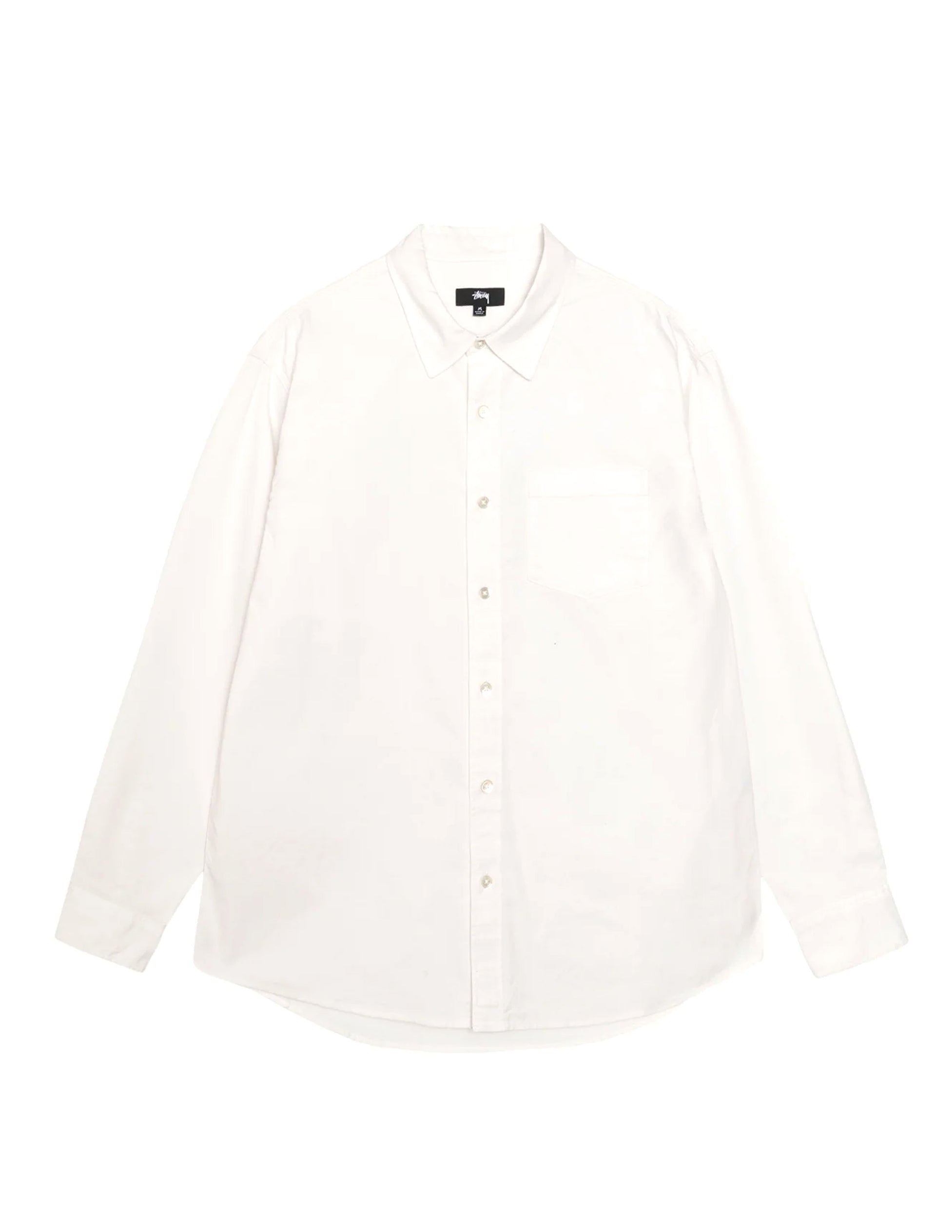 STÜSSY Oxford LS Shirt White
