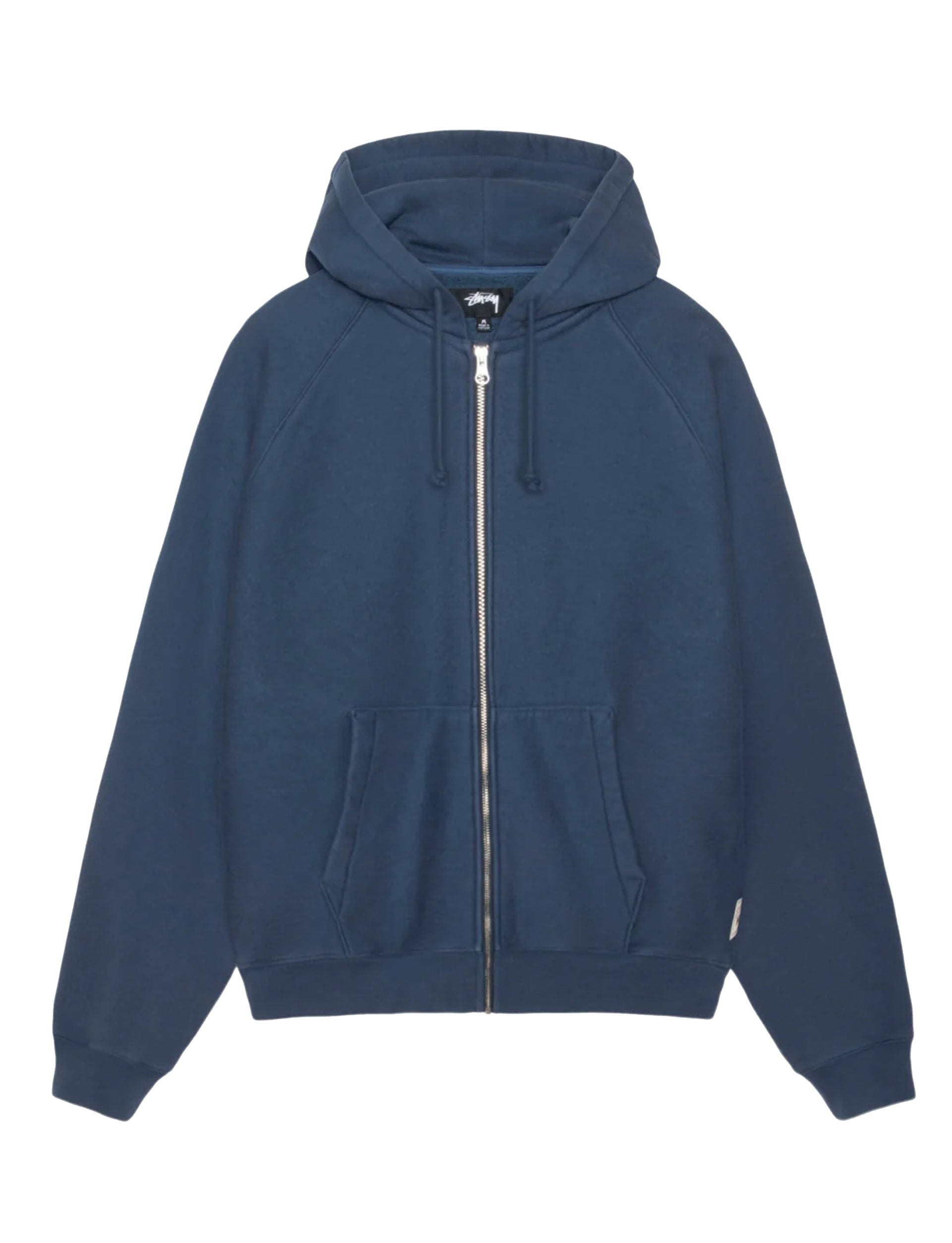 STÜSSY Raglan Zip Hood NAVY