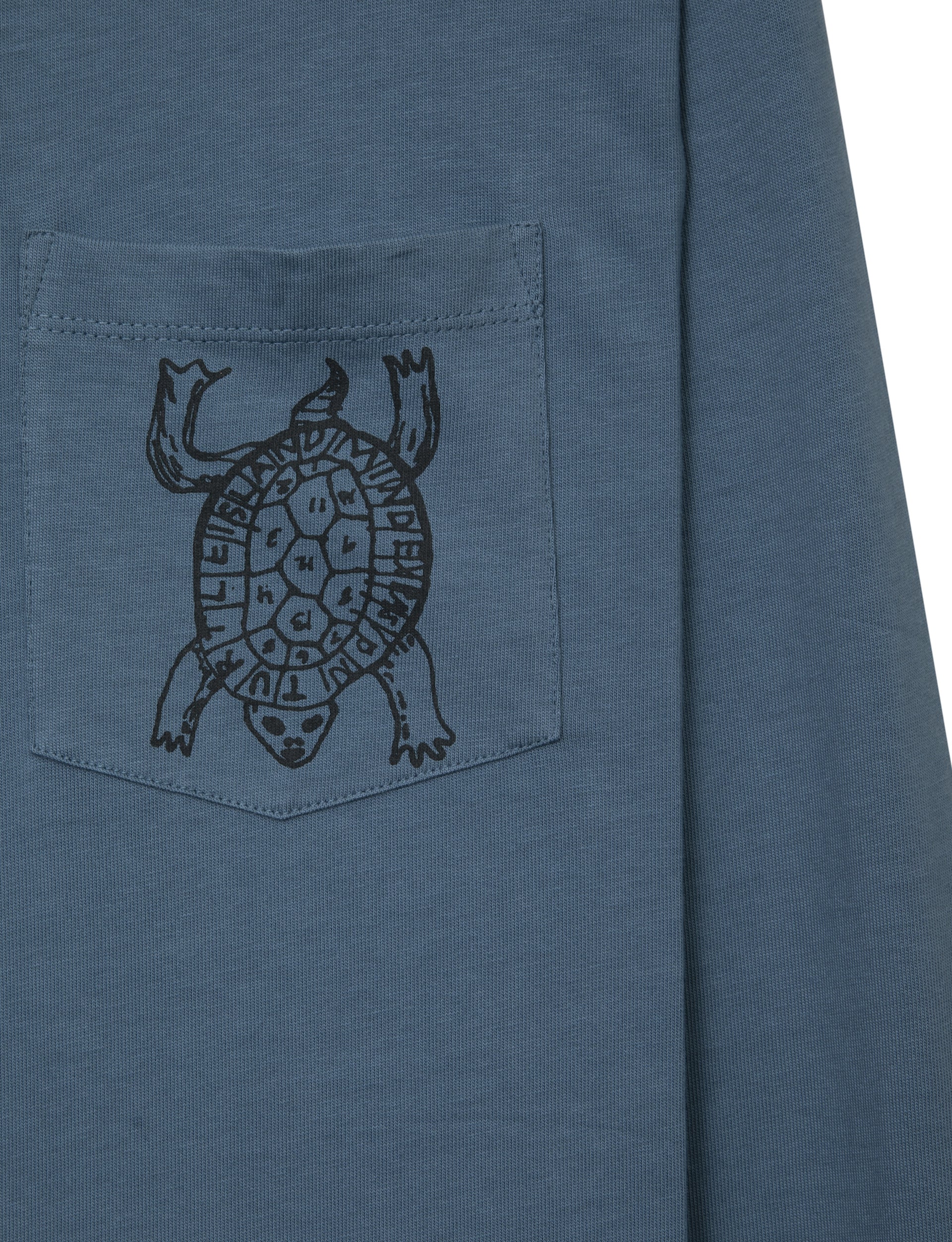 TURTLE ISLAND MEDITATION PEACE POCKET LS TEE