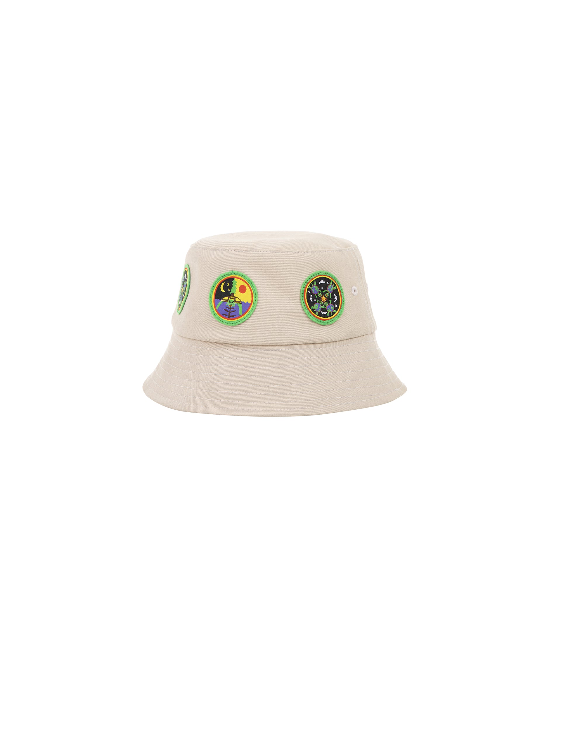 TURTLE ISLAND MEDITATION TIME PATCHES BUCKET HAT