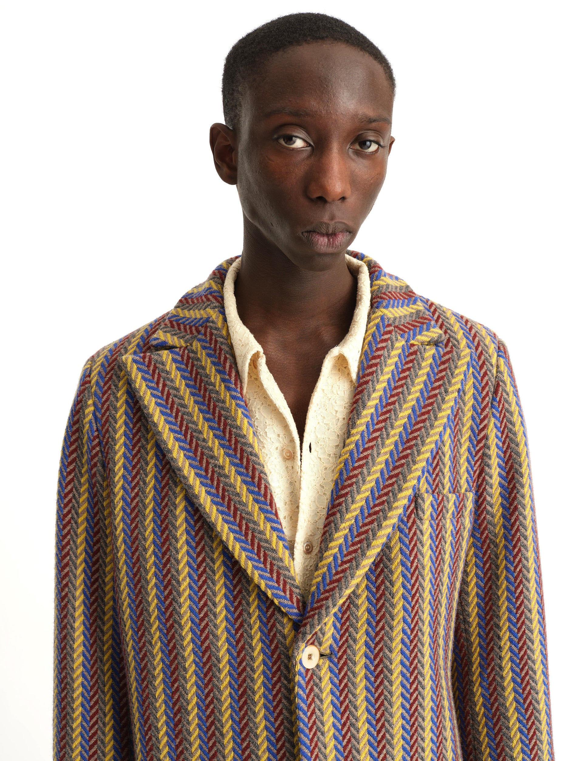 SÉFR CECIL BLAZER CORN STRIPES WOOL