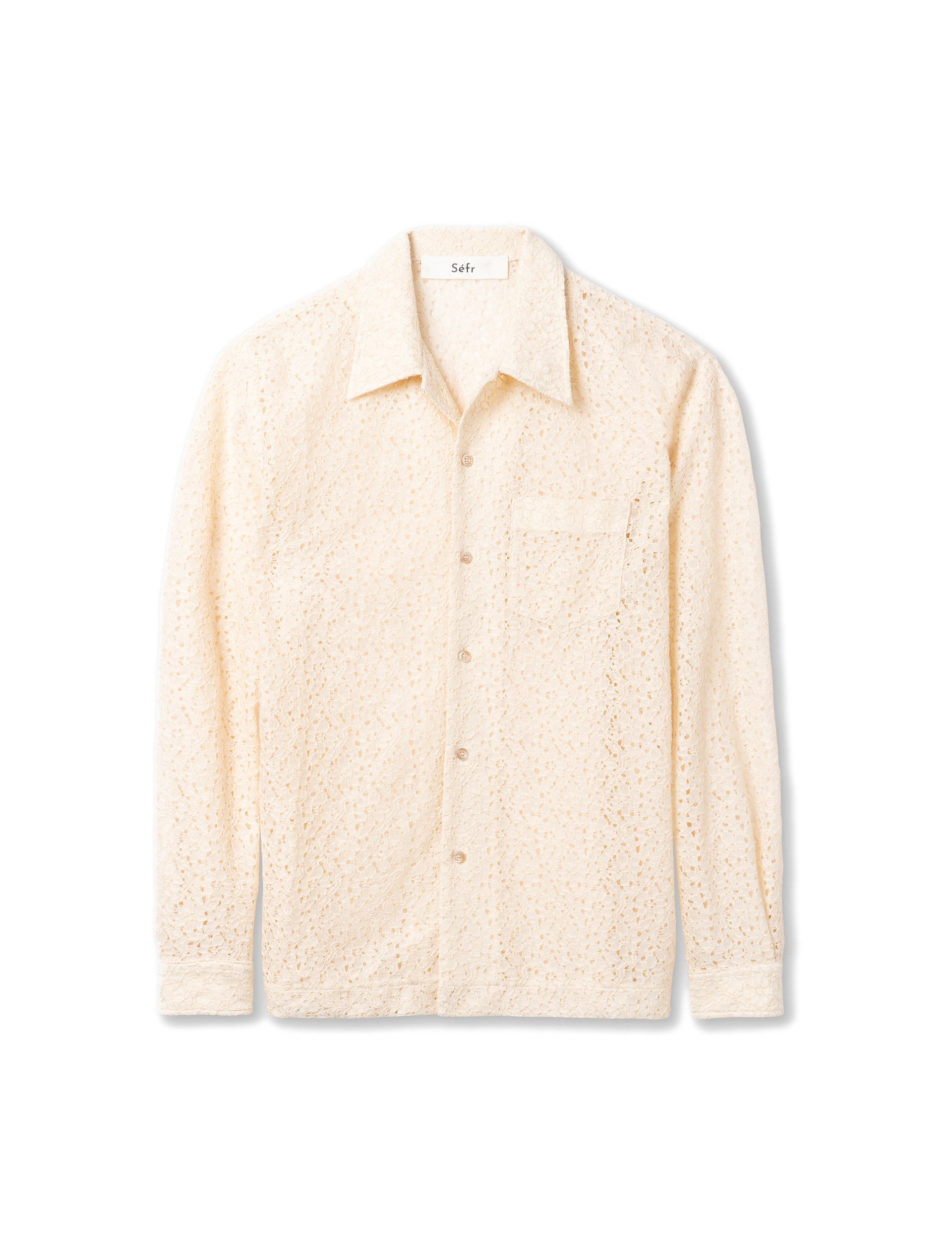 SÉFR JAGOU SHIRT FOUR PETAL WHITE
