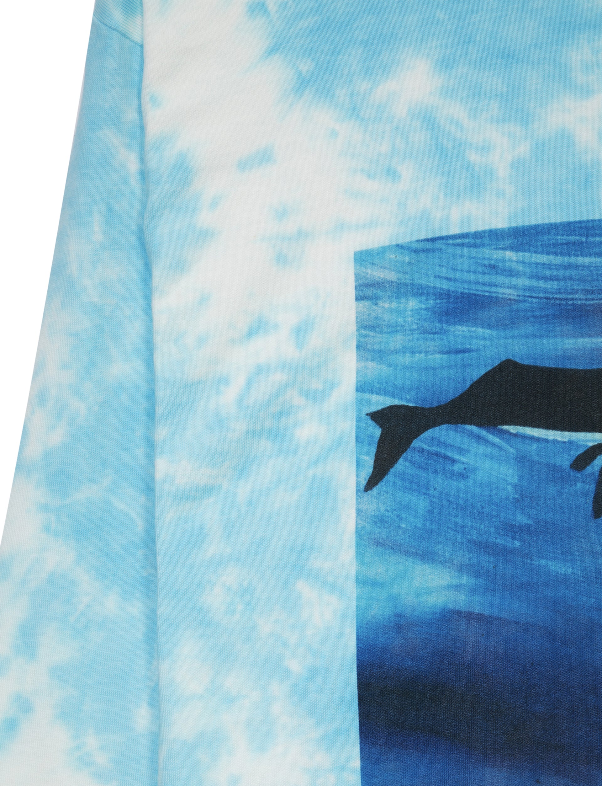 TURTLE ISLAND MEDITATION WHALE TIE DYE LS TEE