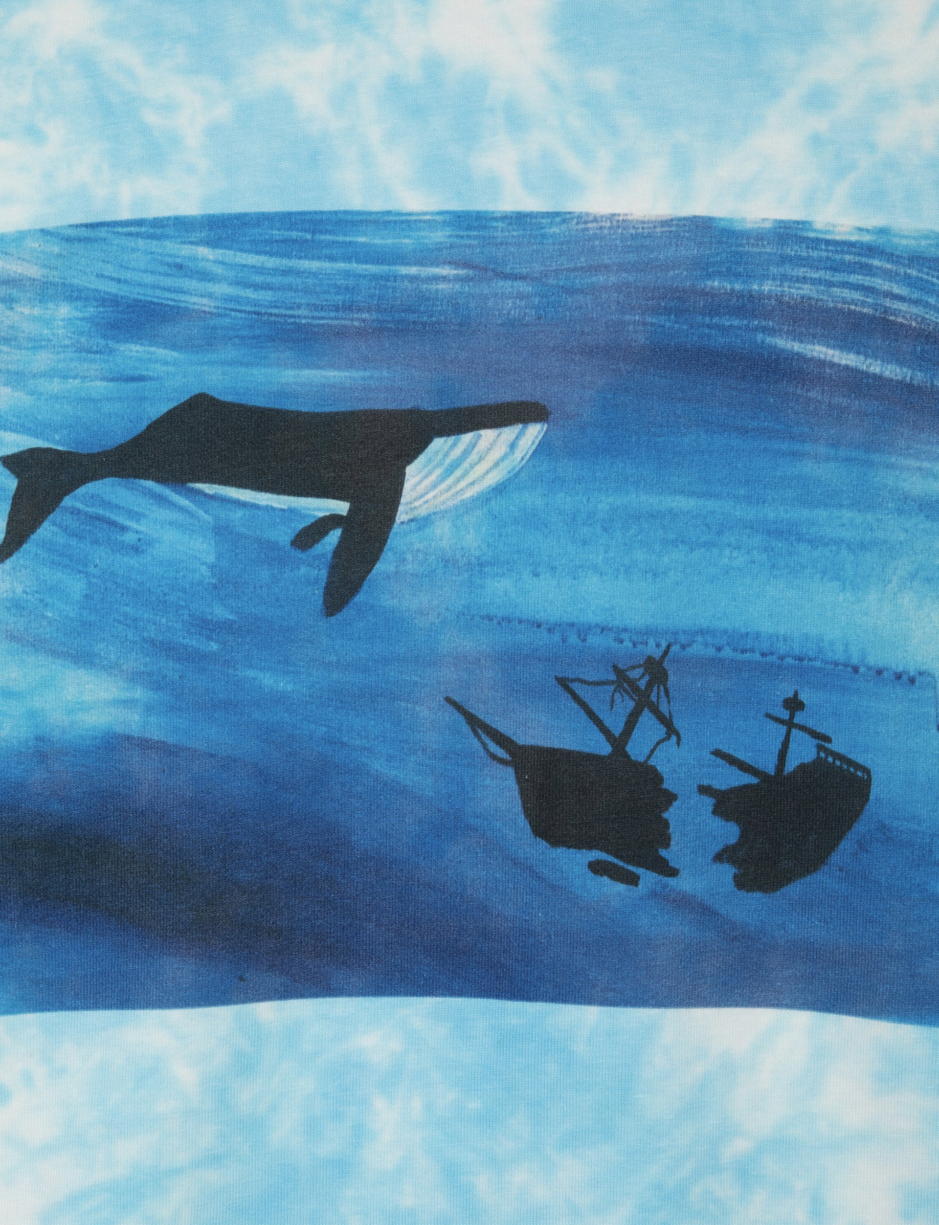 TURTLE ISLAND MEDITATION WHALE TIE DYE LS TEE