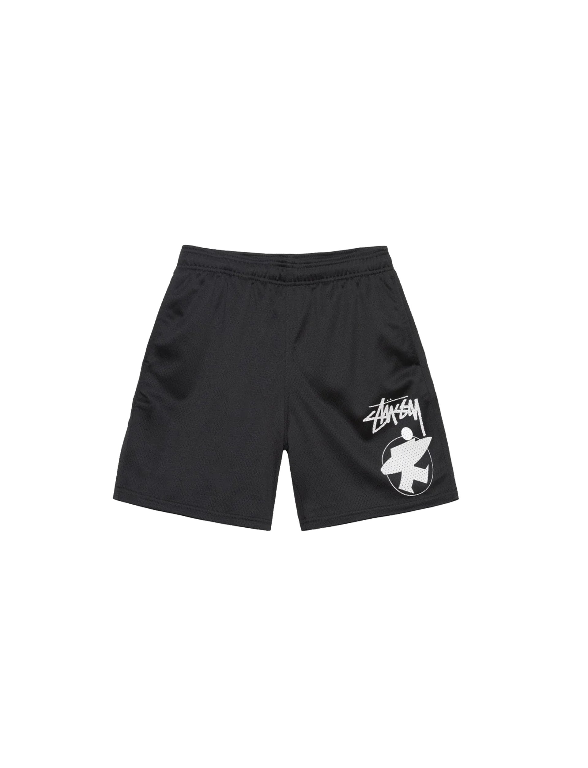 STÜSSY SURFMAN MESH SHORT BLACK