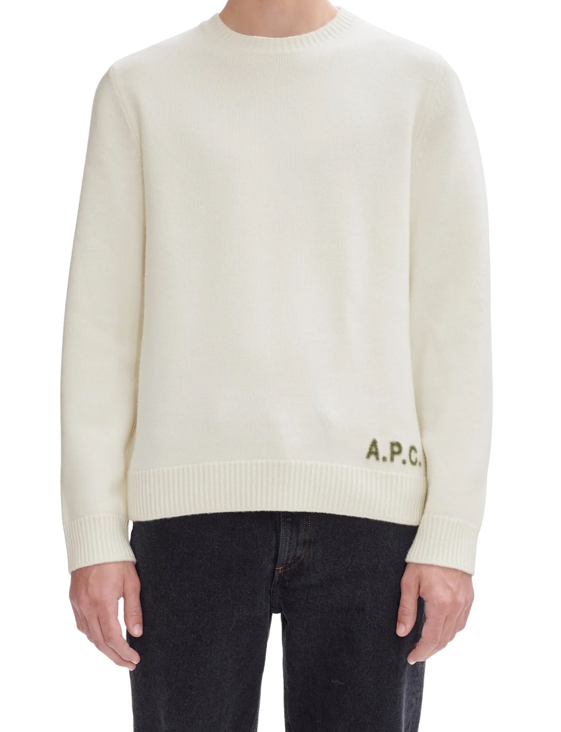 A.P.C. PULL EDWARD KAKI MILITAIRE