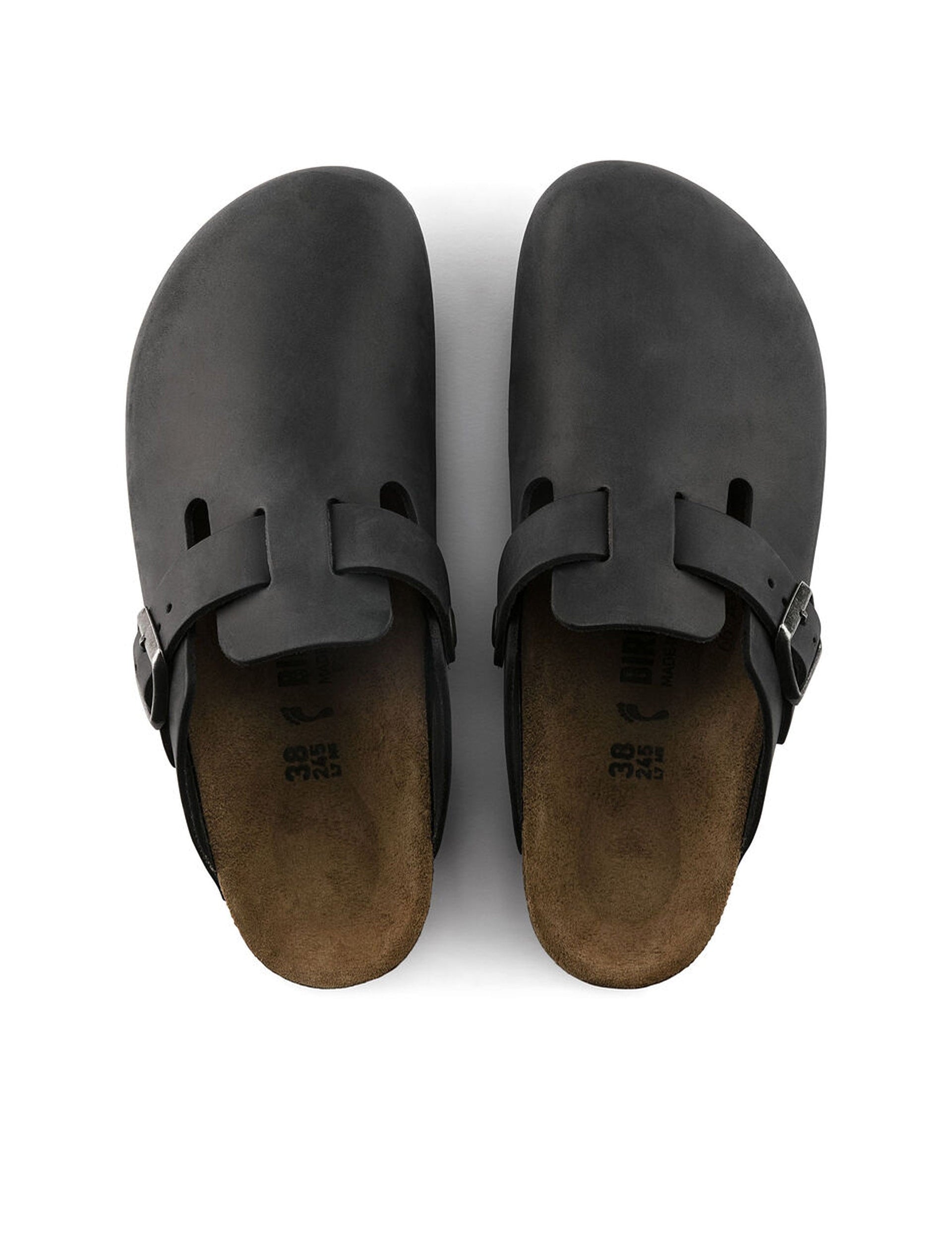 BIRKENSTOCK Boston Oiled Leather Black