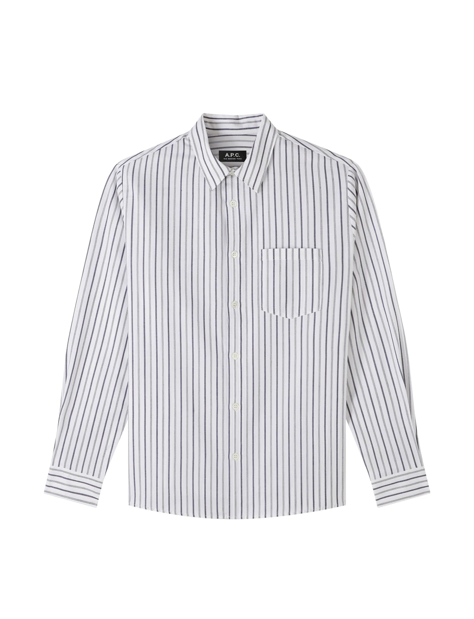 A.P.C. CHEMISE CLEMENT WHITE