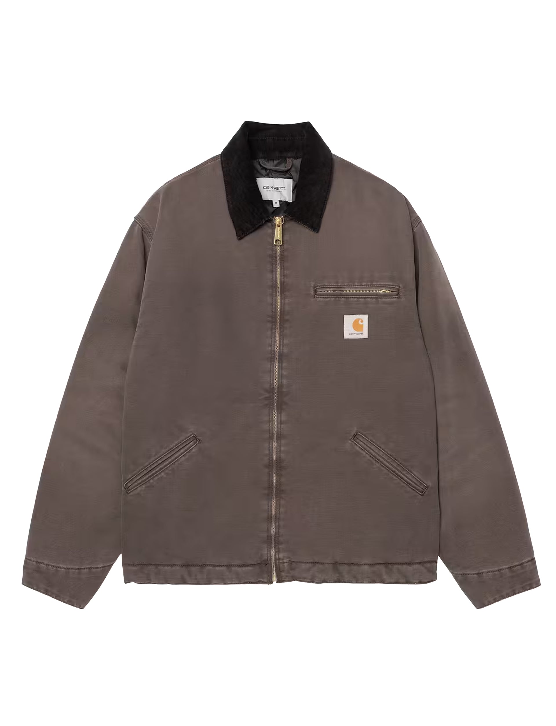 Carhartt WIP OG Detroit Jacket Tobacco / Black, Stone canvas