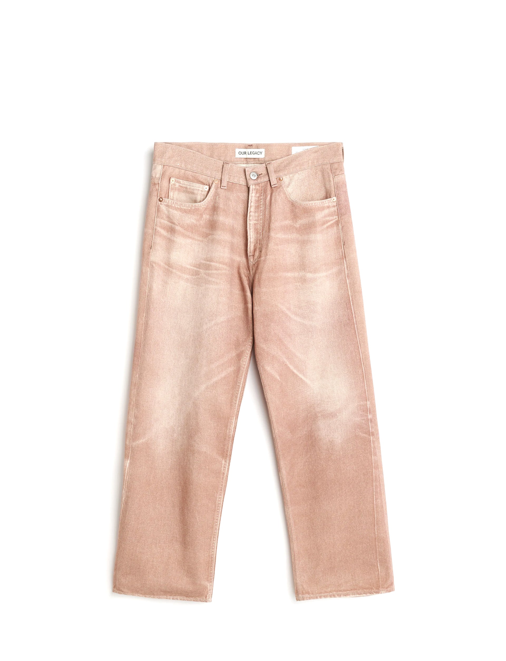 OUR LEGACY THIRD CUT DIGITAL RUST DENIM