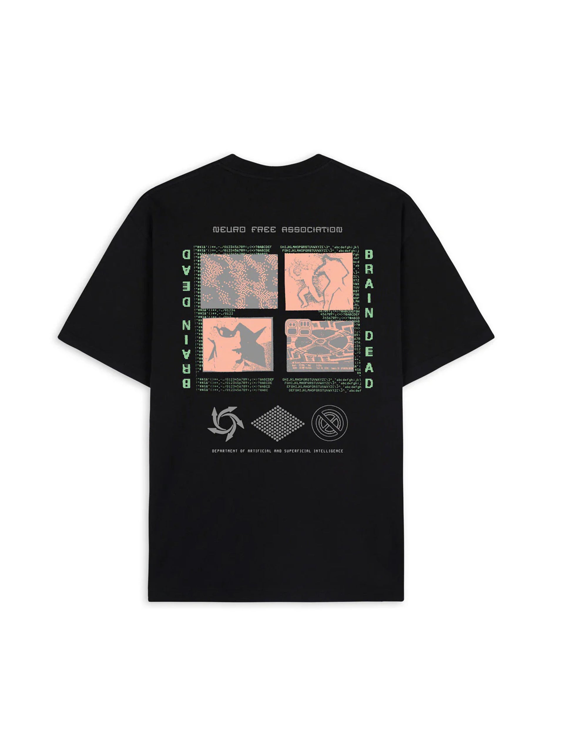 BRAIN DEAD Neuro Free Association T-shirt - Black