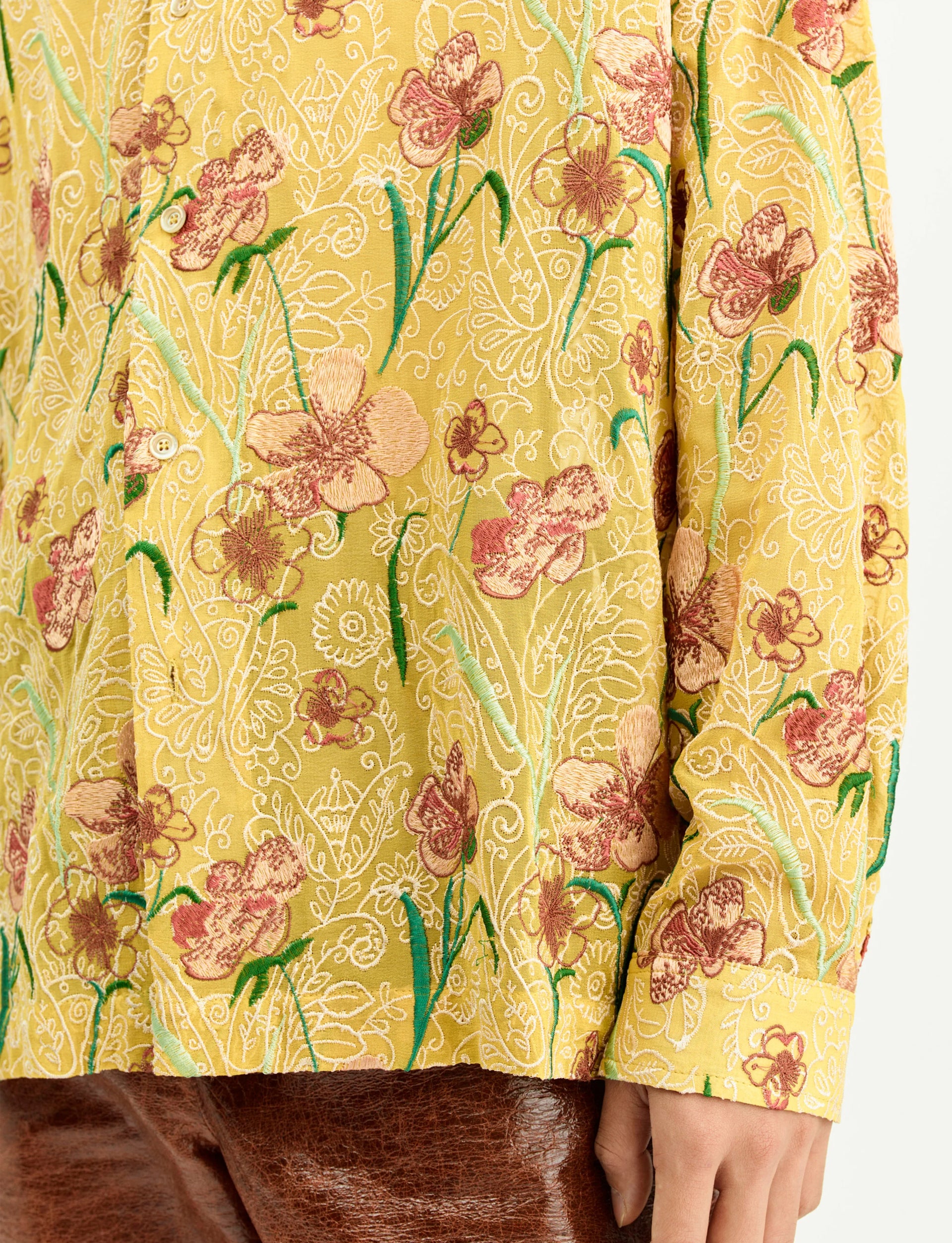 SÉFR RIPLEY SHIRT HIBISCUS YELLOW