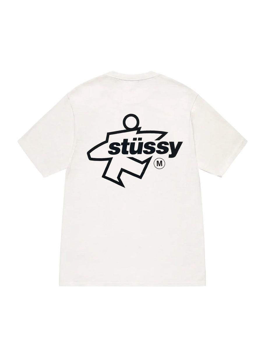 STÜSSY Surf Size Pig. Dyed Tee NATURAL - minishopmadrid