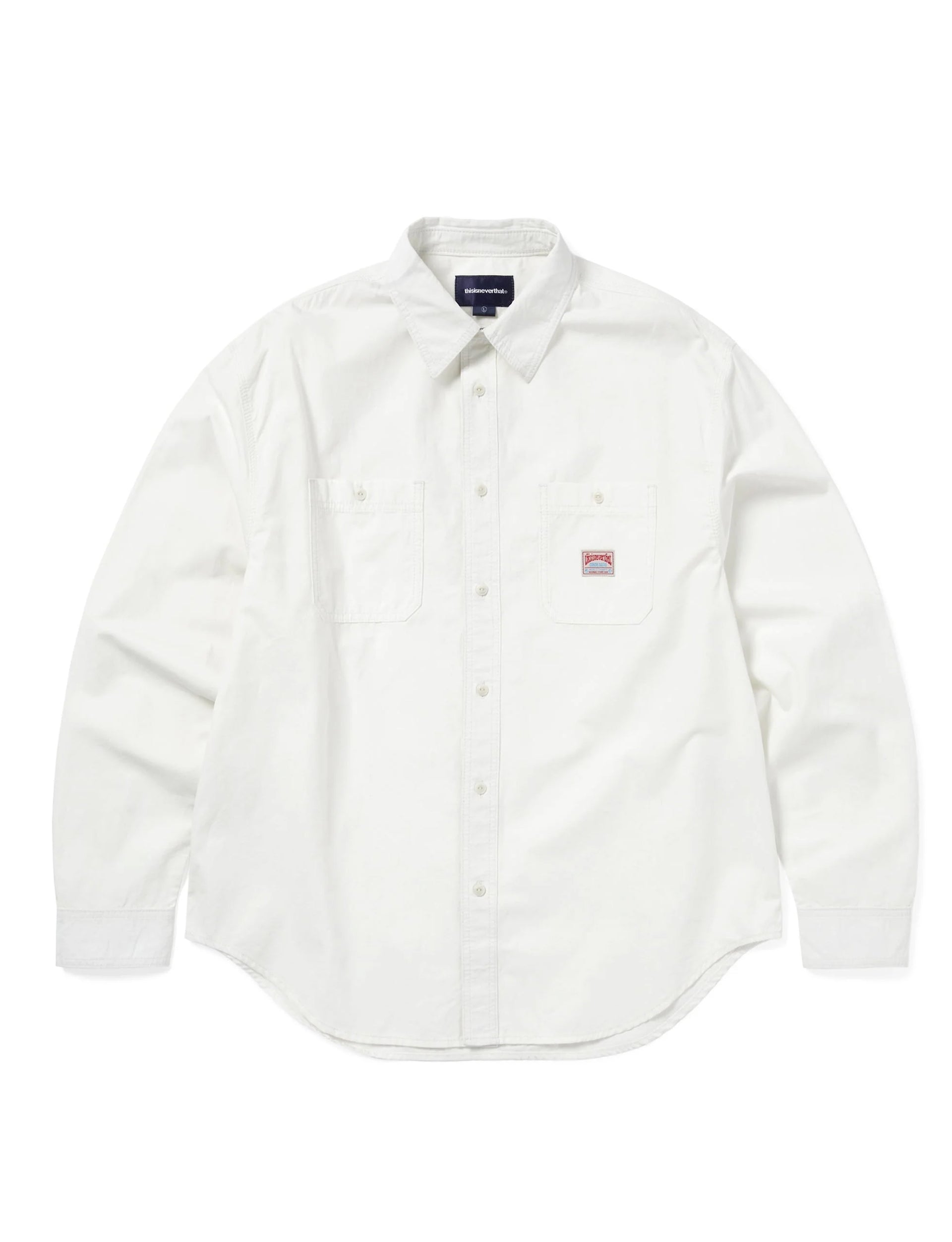 THISISNEVERTHAT Chambray Shirt White