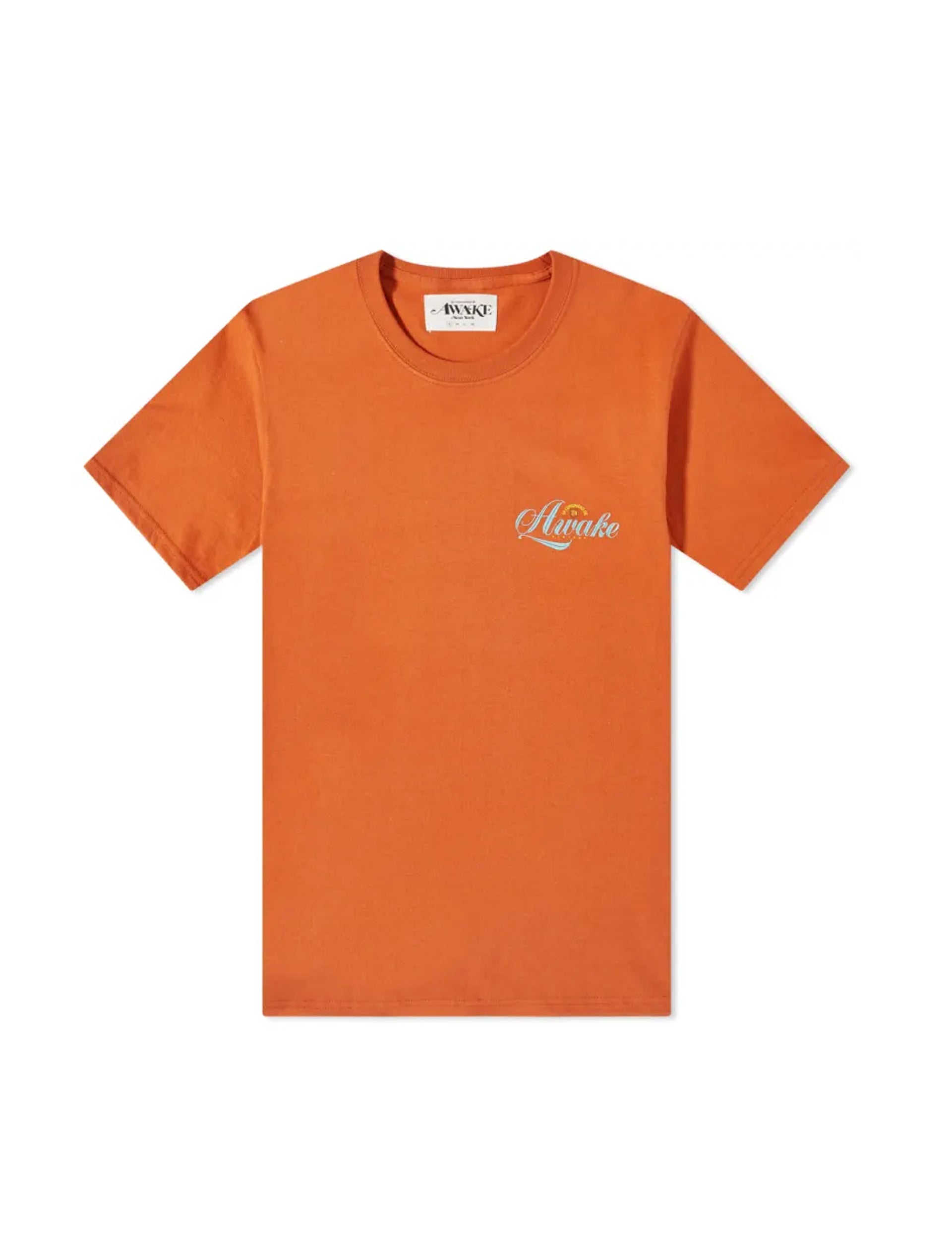 AWAKE NY COMUNIDAD LOGO T-SHIRT RUST