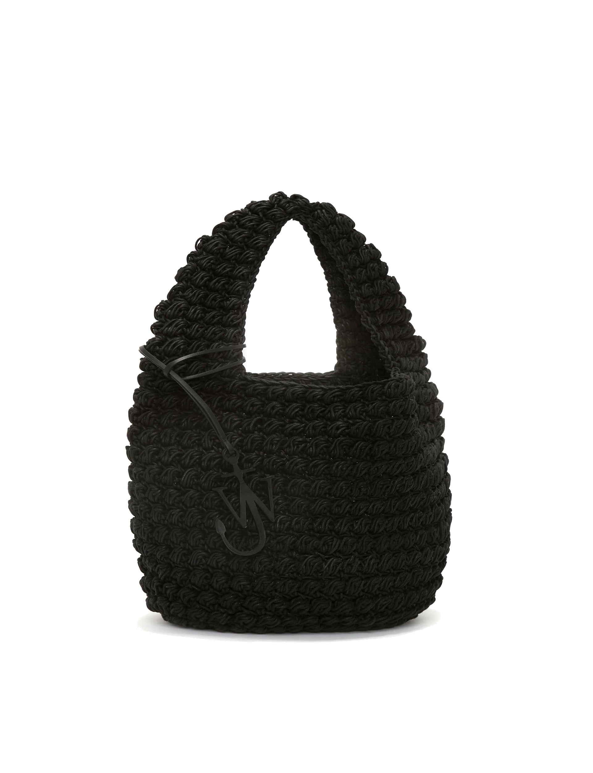 JW ANDERSON LARGE POPCORN BASKET BLACK