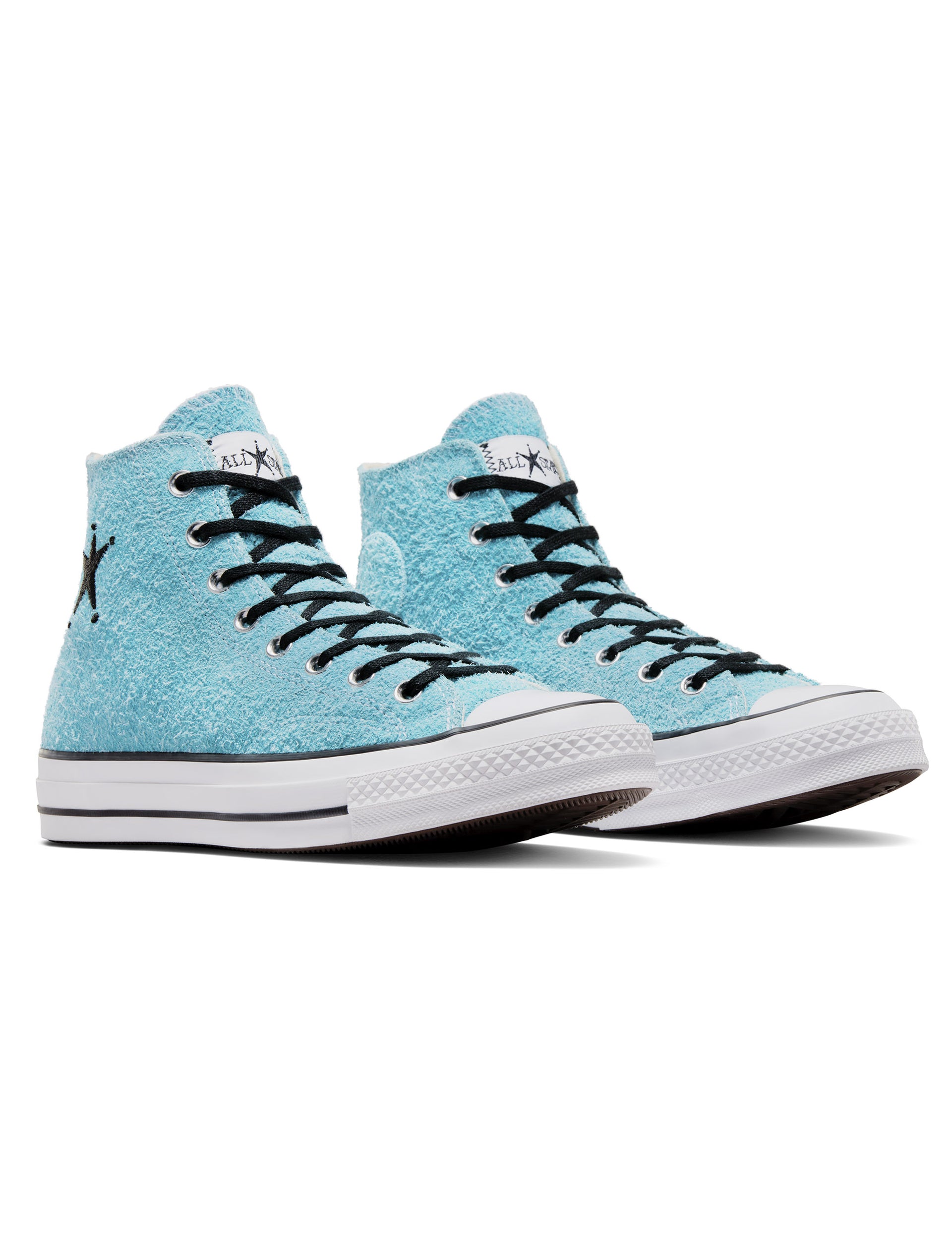 CONVERSE x STÜSSY: SUEDE CHUCK 70 HI BLUE